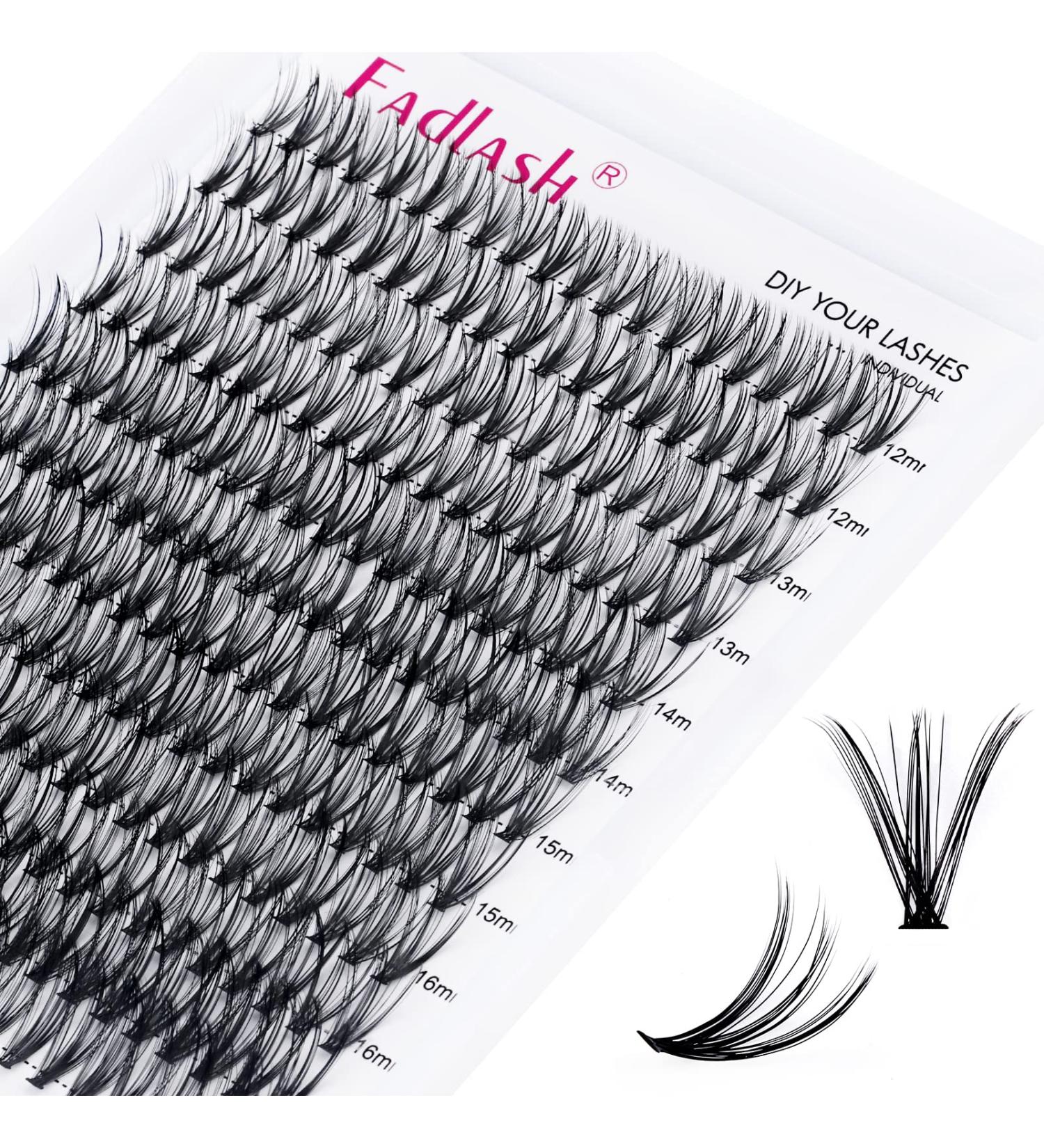 30D 0.07 D Curl Cluster Lashes 12-18mm Mixed Trays - DIY Eyelash Extensions at Home - Buy Online on SooperMarket.com