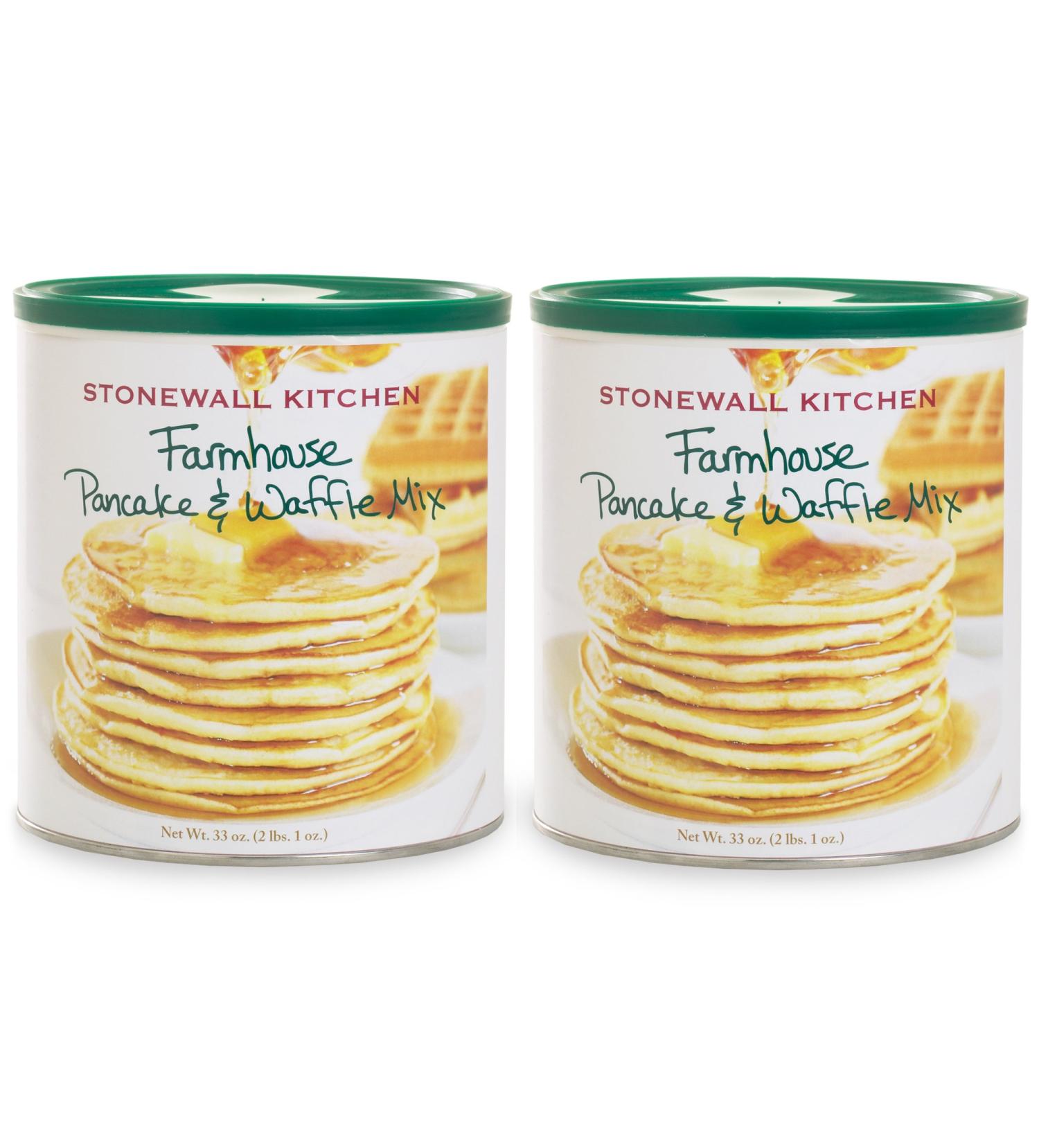 Stonewall Kitchen Farmhouse Pancake & Waffle Mix - 2 Pack (33 oz each) - Buy Online on SooperMarket.com