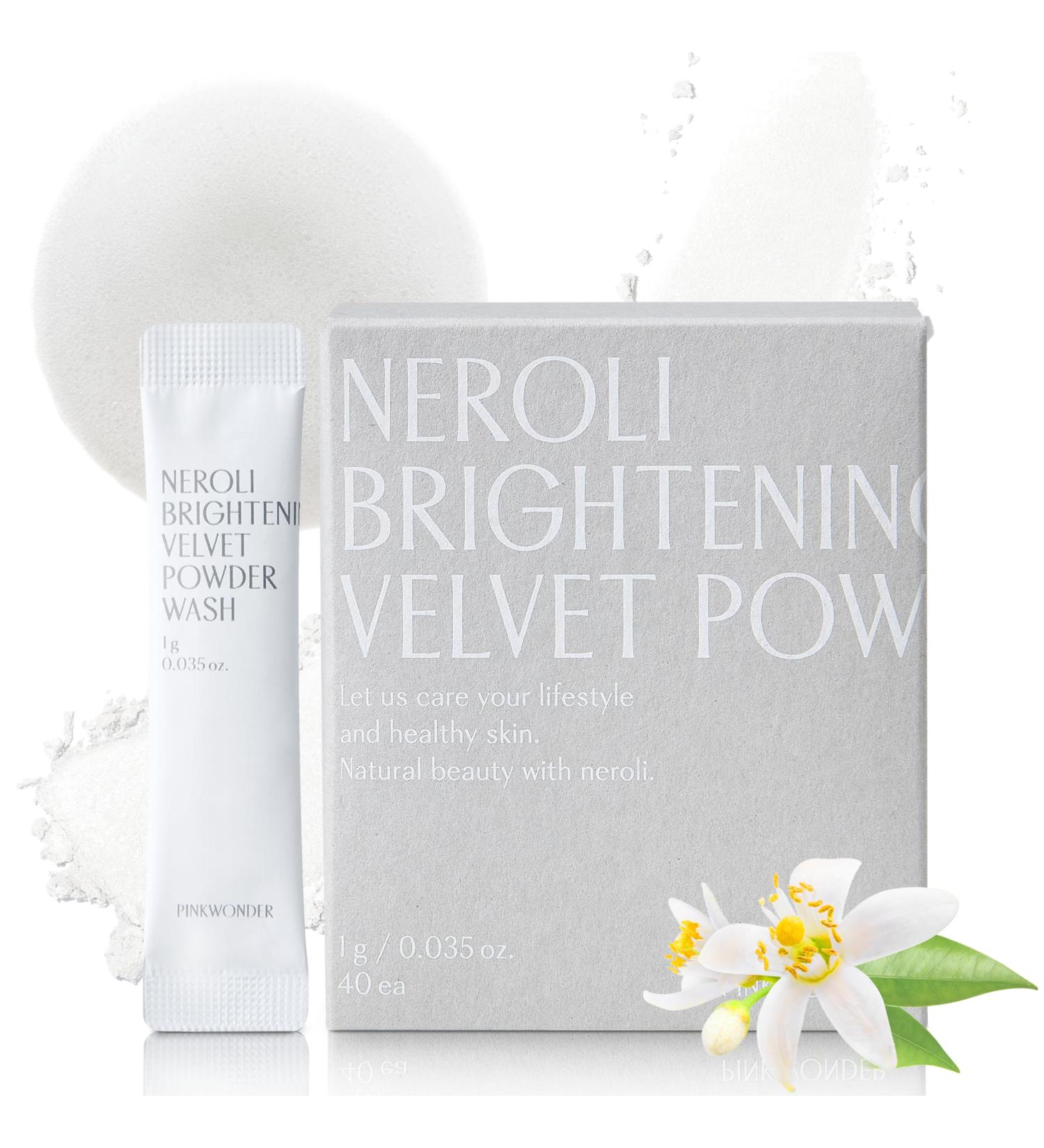Neroli Velvet Powder Wash (40EA) - Mild Exfoliating & Hydrating Face Cleanser | Korean Skincare for Glowing Skin | Travel Friendly - Buy Online on SooperMarket.com