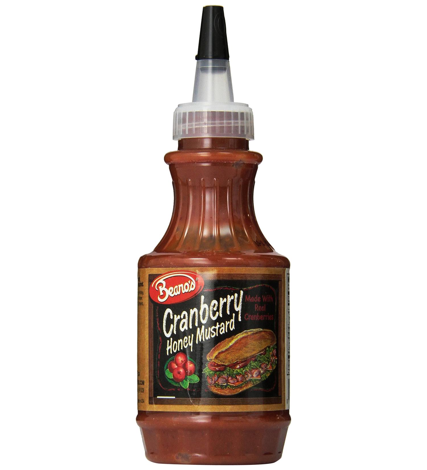 Beano's Cranberry Honey Mustard - 12 Pack of 9.5 Ounce Bottles - Buy Online on SooperMarket.com