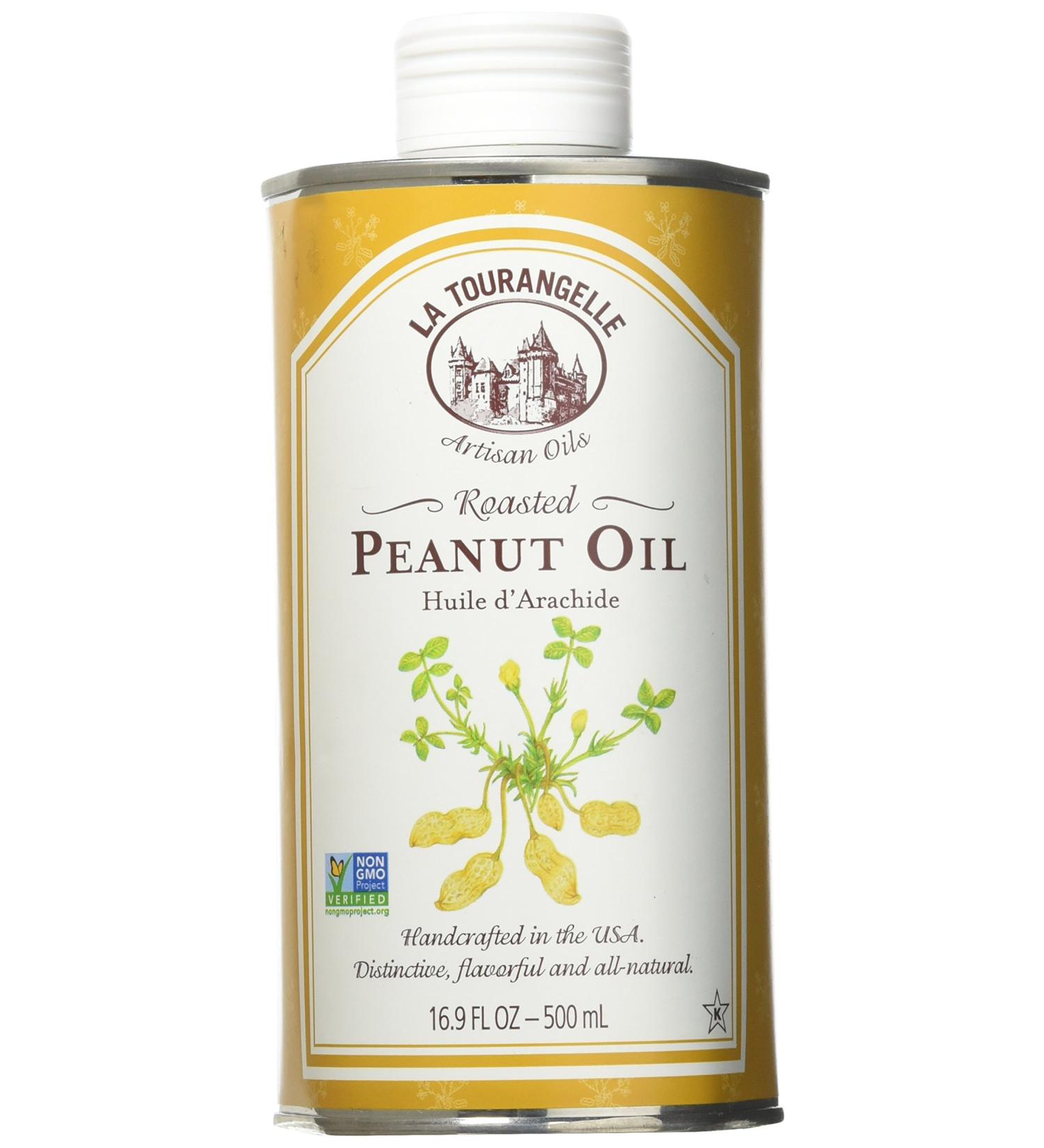 La Tourangelle Roasted Peanut Oil 16.9oz - Premium Quality Oil for Cooking and Salad Dressing - Buy Online on SooperMarket.com
