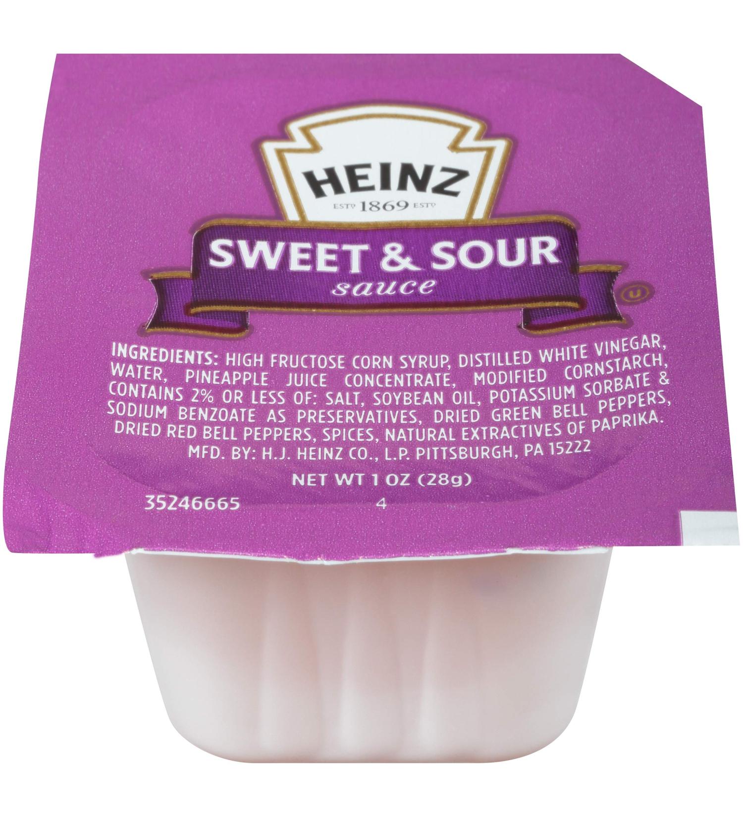Heinz Sweet & Sour Sauce - 100 Ct Casepack 1 oz Cups - Buy Online on SooperMarket.com
