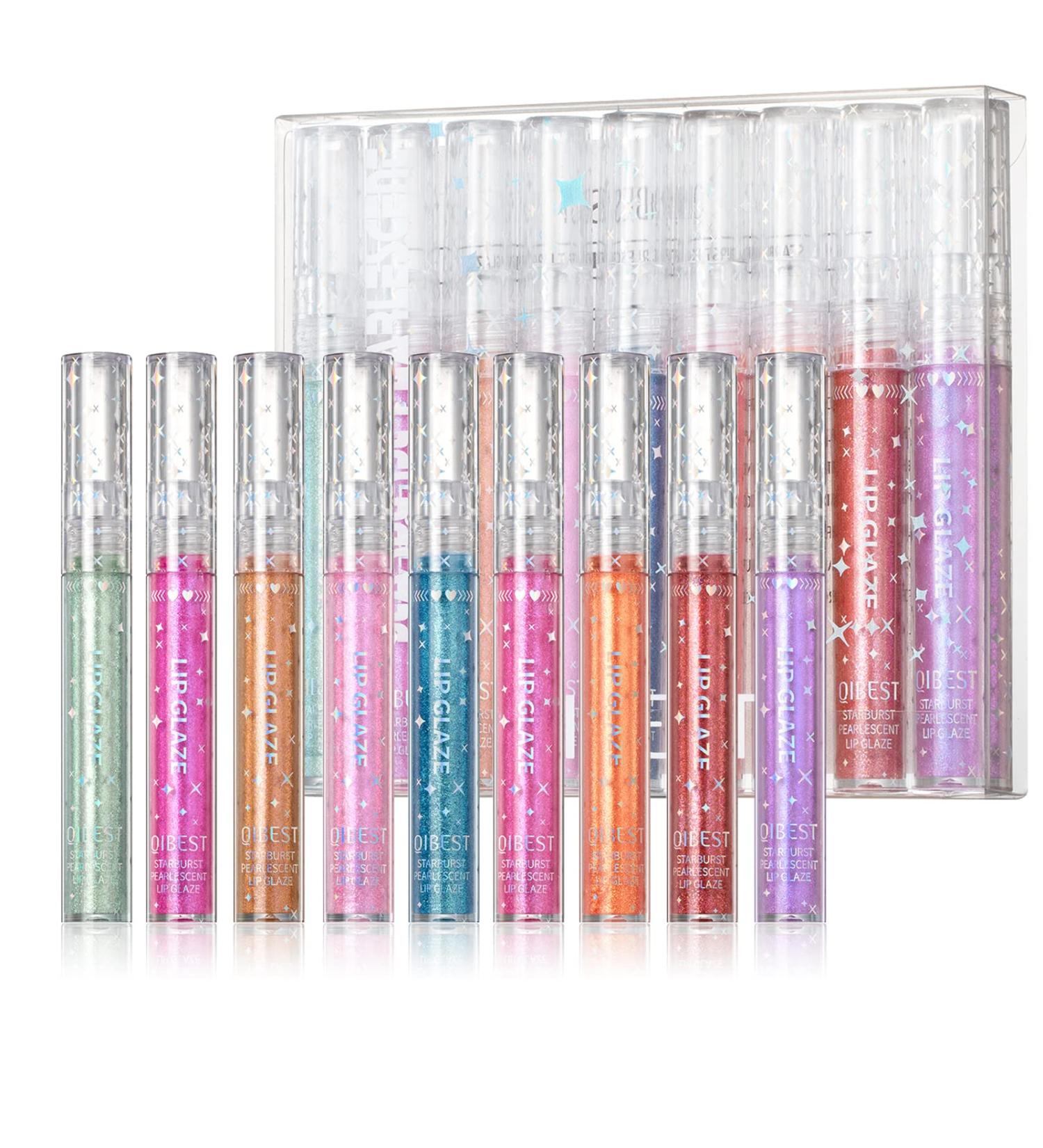 Aseawave Girls Lip Gloss Set - Shimmery Gloss for Teens & Women | Syrupy & Moisturizing | Long-lasting & Natural Beauty | Glossy Finish & Lip Glow - Buy Online on SooperMarket.com