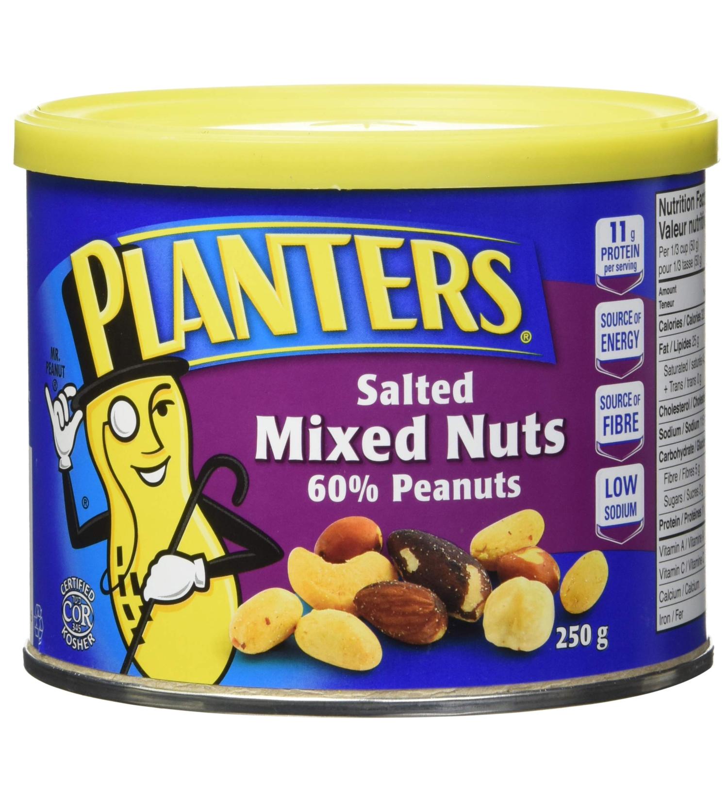 Planters Mixed Nuts 60% Peanuts 250g - Buy Online on SooperMarket.com