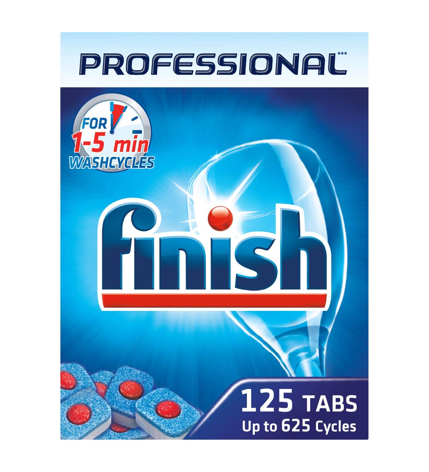 Finish Dishwasher Tablets BULK 125 Tabs Pack of 1 125 Count (Pack of 1)