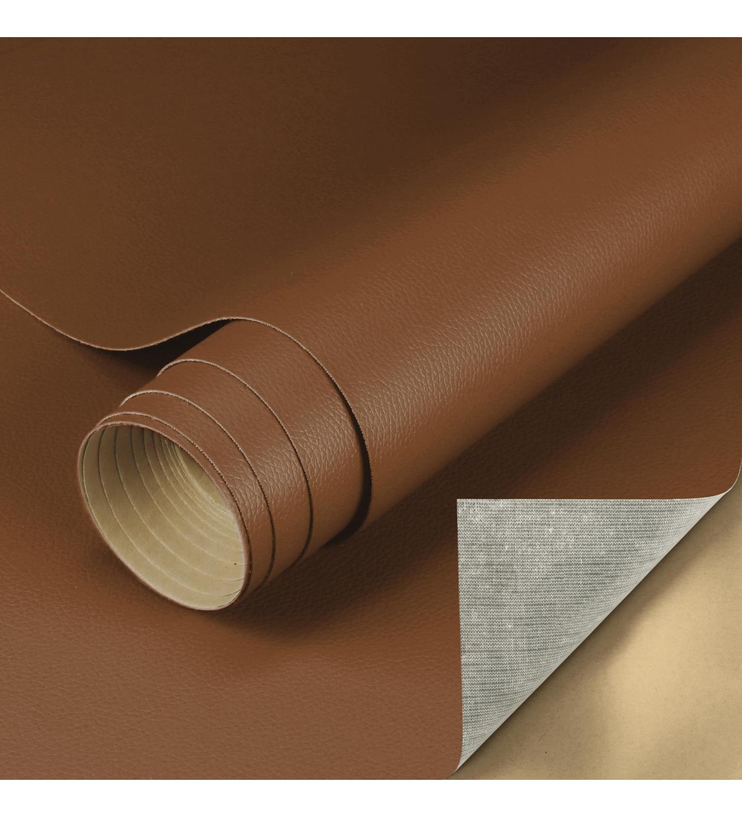 Cahomo Large Leather Repair Patch 23.6x118 inch - Self-Adhesive Leather Tape Kit for Furniture & Car Seats - Brown - Buy Online on SooperMarket.com