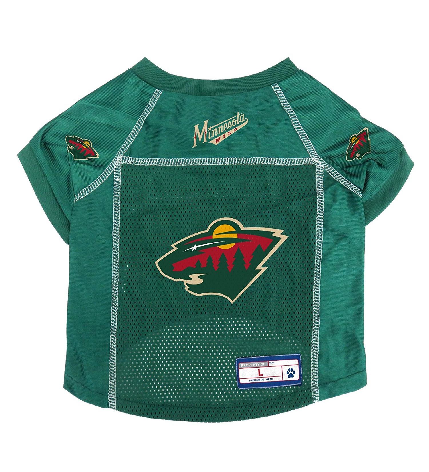 NHL Pet Jersey Minnesota Wild Small
