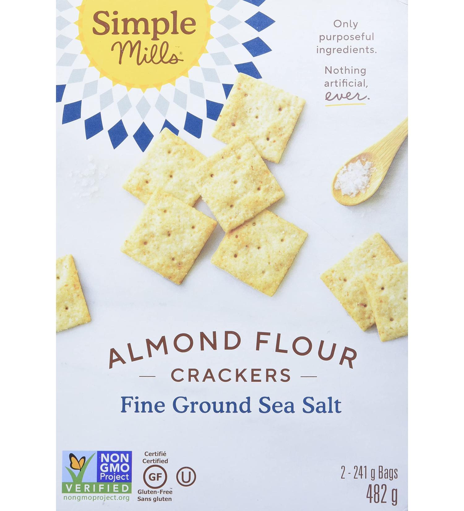 Simple Mills Almond Flour Crackers 482 g - Buy Online on SooperMarket.com
