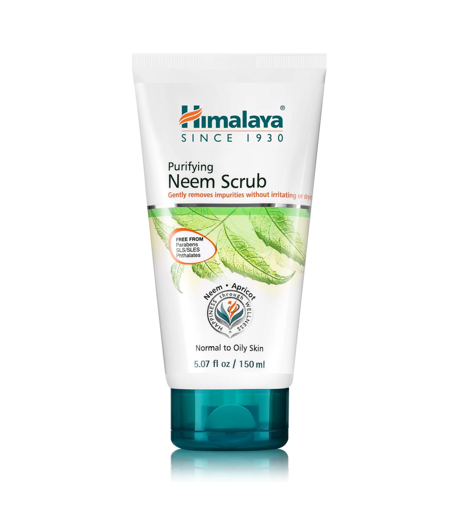 Himalaya Purifying Neem Scrub 5.07 oz - Deep Clean for Acne Reduction & Dead Skin Removal - Buy Online on SooperMarket.com