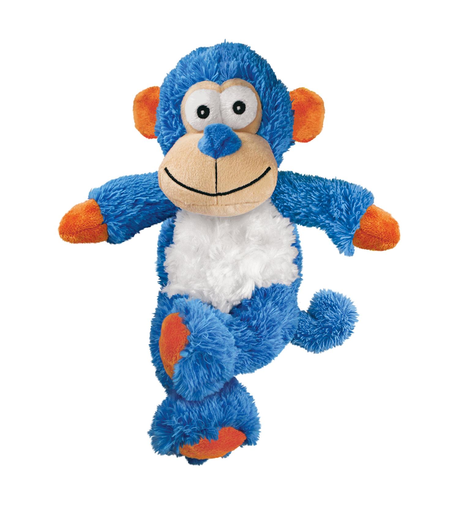KONG Cross Knots Monkey Toy for Small/Medium Dogs - Internal Knotted Ropes, Minimal Stuffing - Multicolor - Buy Online on SooperMarket.com