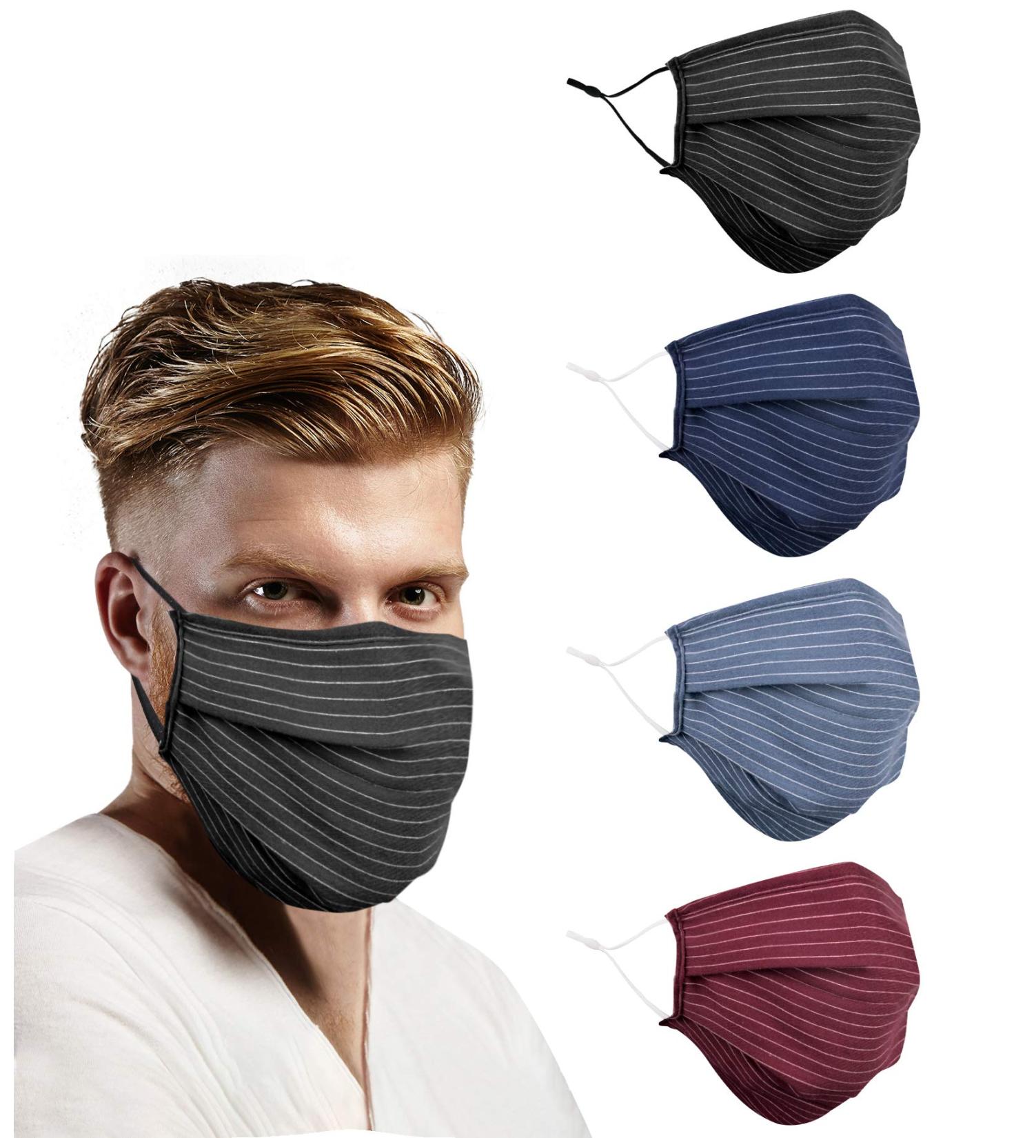 Gyothrig Reusable Fashion Face Beard Covering for Bearded Men Blue Star X-Large (Pack of 4) - Buy Online on SooperMarket.com
