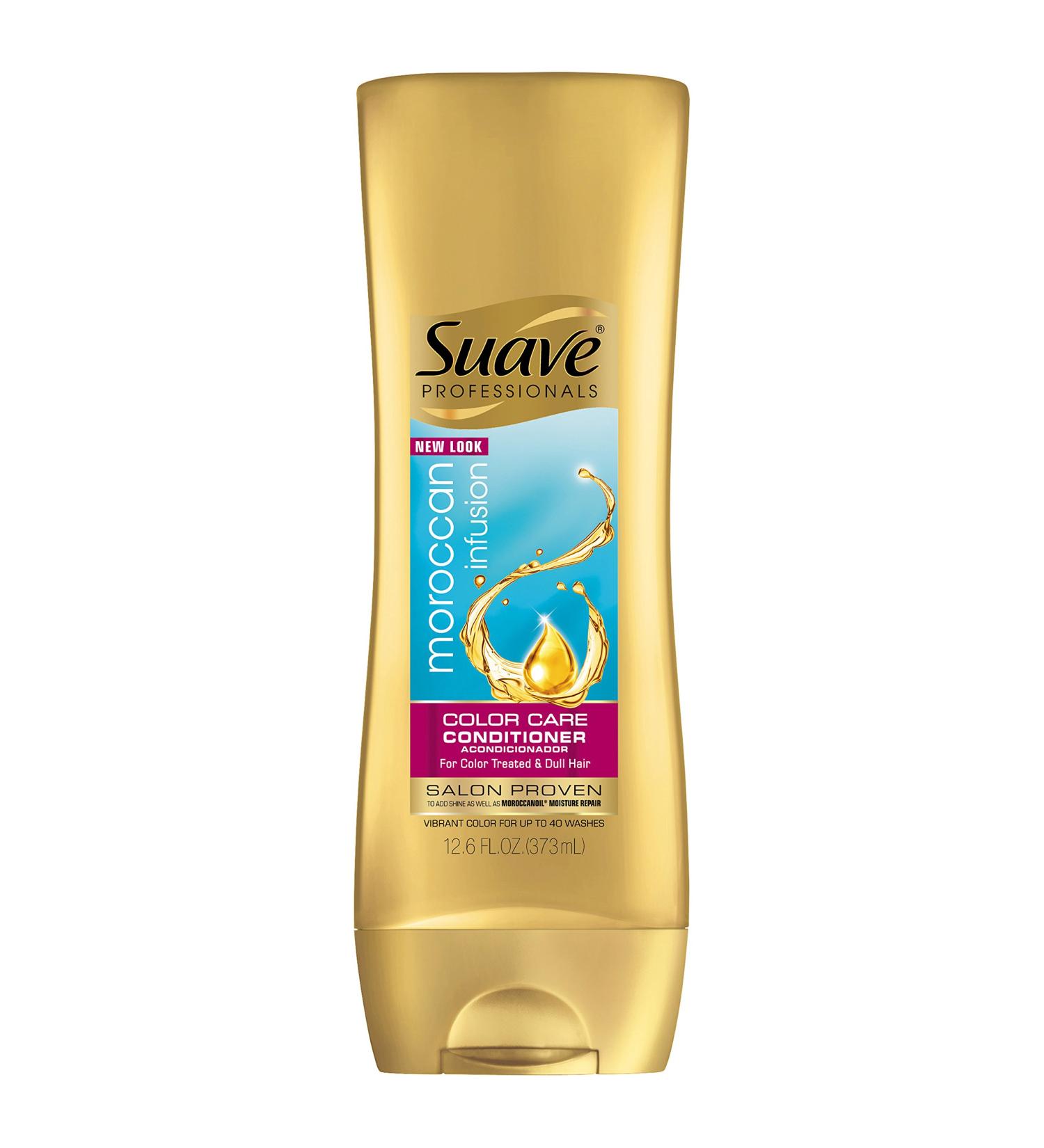 Buy Suave Professionals Color Care Conditioner Moroccan Infusion 12.6 oz - Best for Color-Treated Hair | International Shipping Available - Buy Online on SooperMarket.com