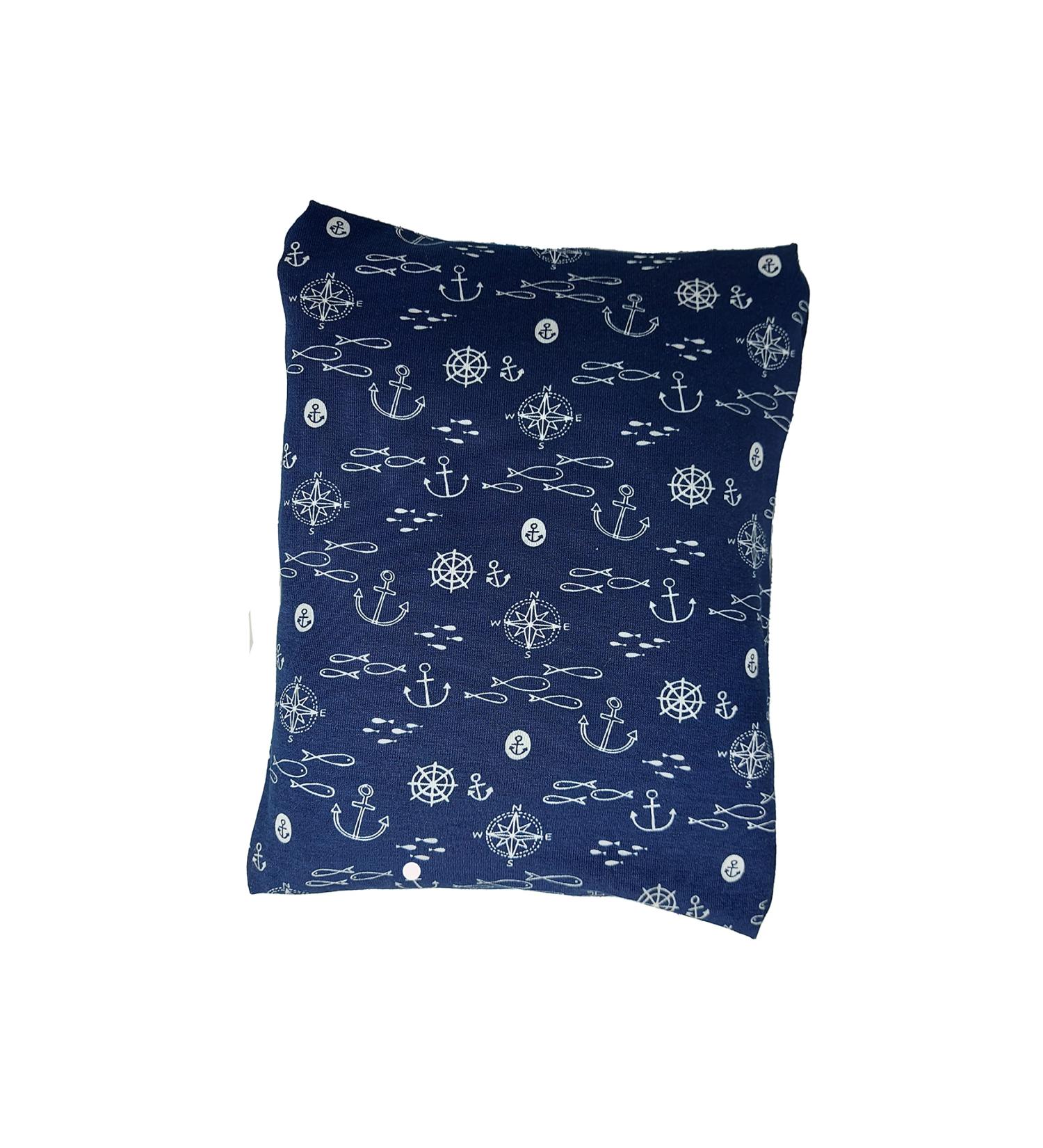 High-Quality Lavender & Herbal Pillows | Medicinal Herbs | 20x24cm Marine Blue | International Shipping - Buy Online on SooperMarket.com