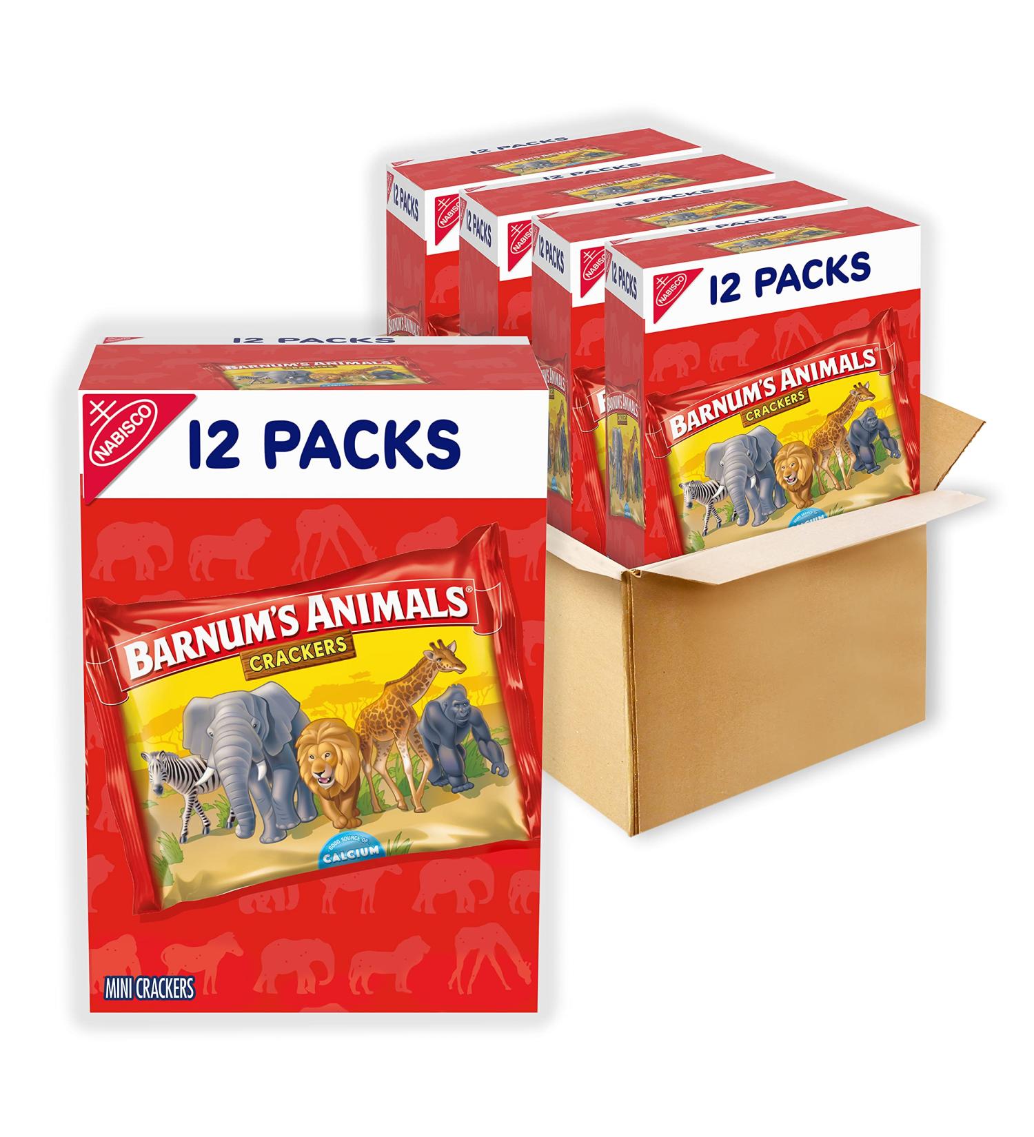 B07F7TJ8N8 BARNUM'S ANIMALS Crackers  Original  12 Oz  Pack of 4 - Buy Online on SooperMarket.com