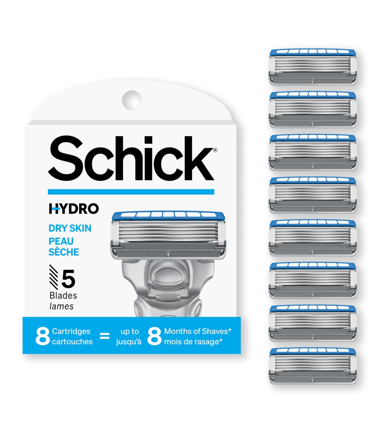 Buy Schick Hydro 5 Sense Hydrate Razor Refills for Men - 8 Count | International Shipping Available - Buy Online on SooperMarket.com