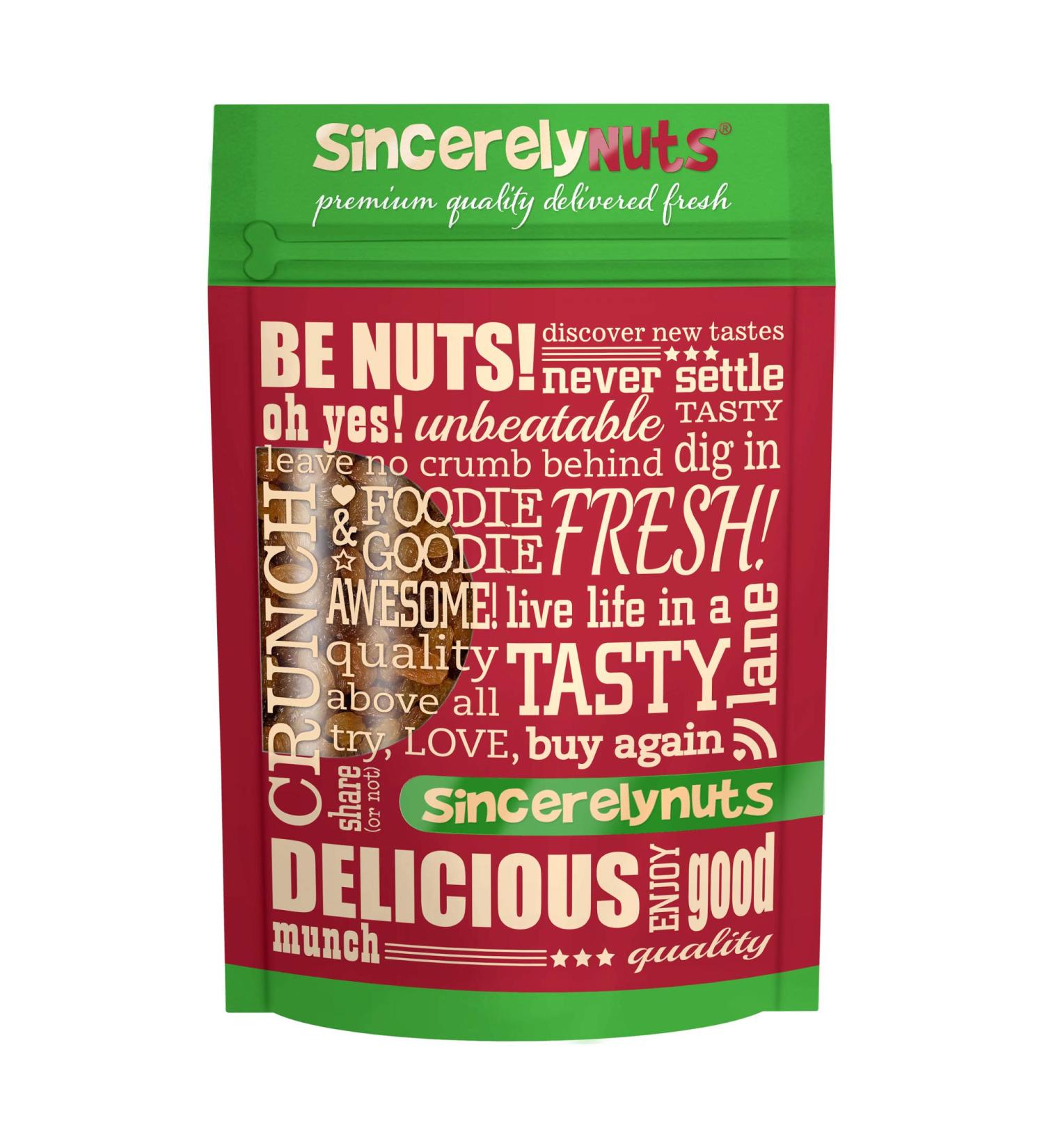 Sincerely Nuts Organic Sultana Raisins (1 LB) - The Perfect Classic Snack-Delicately Sweet- No Additives -Vegan, Gluten-Free and Kosher Certified 1 Pound