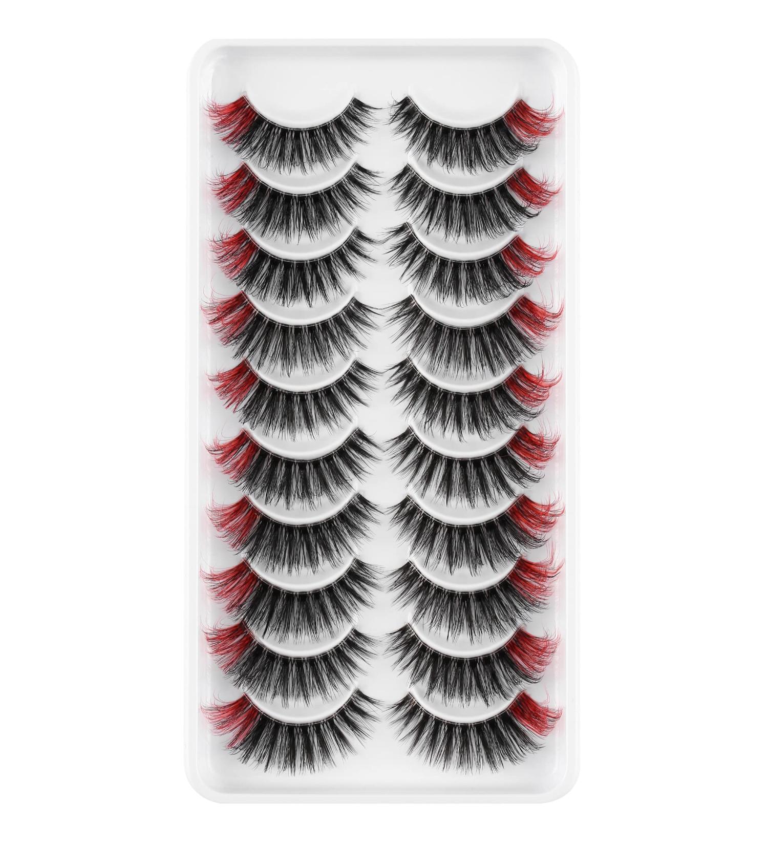 Shop 3D False Eyelashes - Handmade Natural Look Fluffy Multipack (10 Pairs) | DCA24 - Buy Online on SooperMarket.com