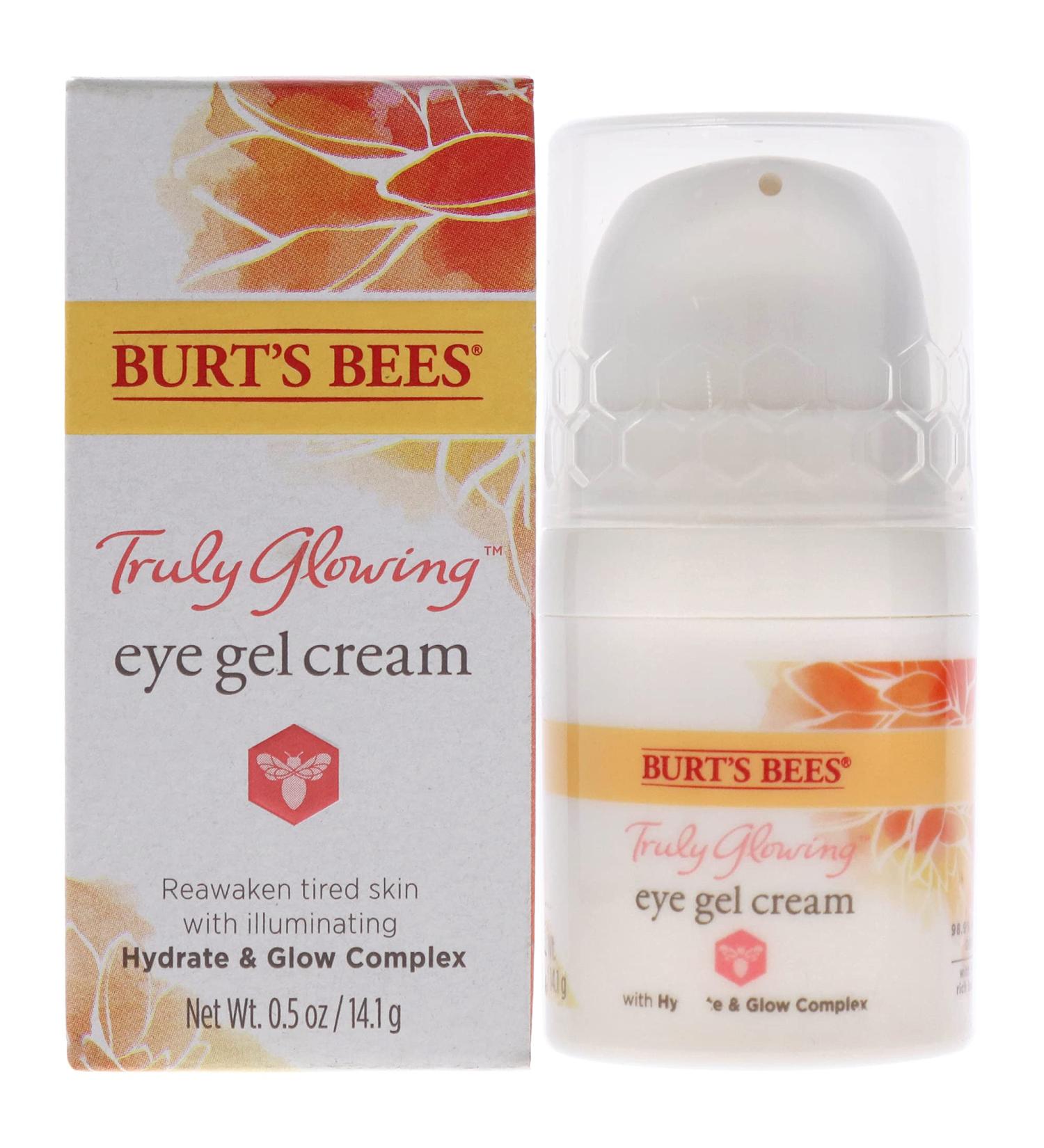 Burt's Bees Truly Glowing Eye Gel Cream 0.5 oz - Unisex | White - Buy Online on SooperMarket.com