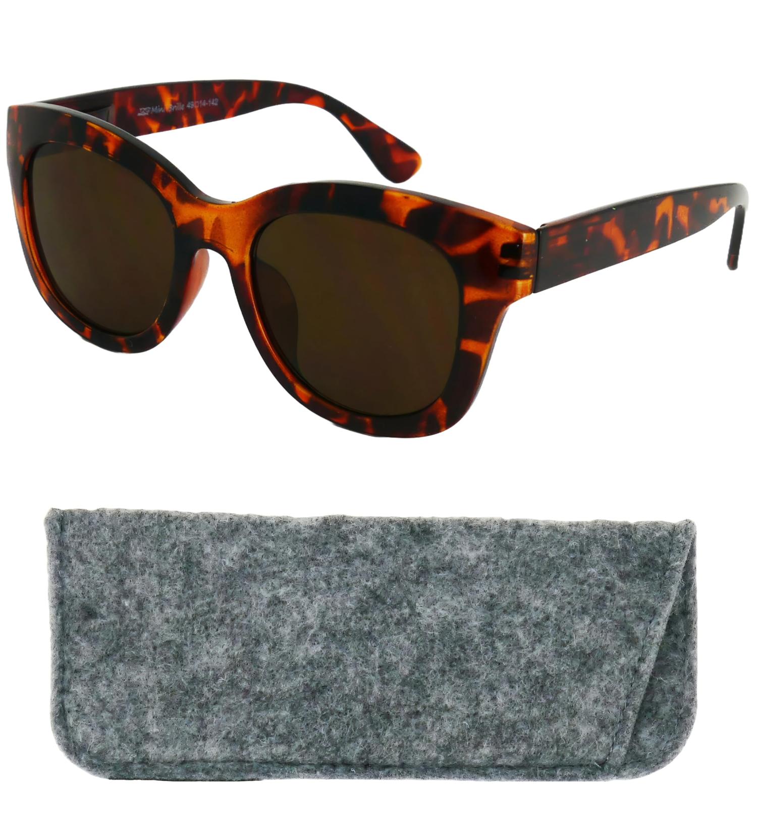 Stylish Retro Mini Glasses - Prescription Sunglasses Thick Frame Free Case Women s Leopard Brown Reading Glasses (1.5 Diopters) - Buy Online on SooperMarket.com