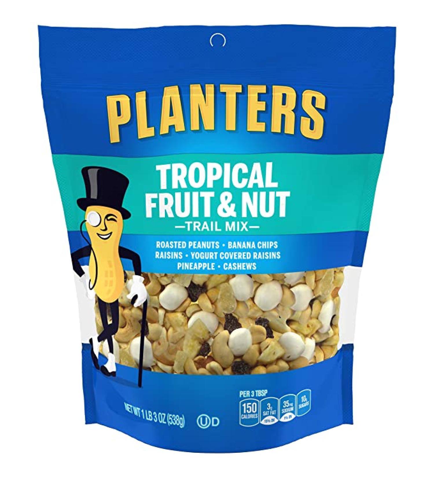 Buy Planters Tropical Fruit & Nuts Trail Mix - 19oz Bag | Healthy Snack Online - Buy Online on SooperMarket.com