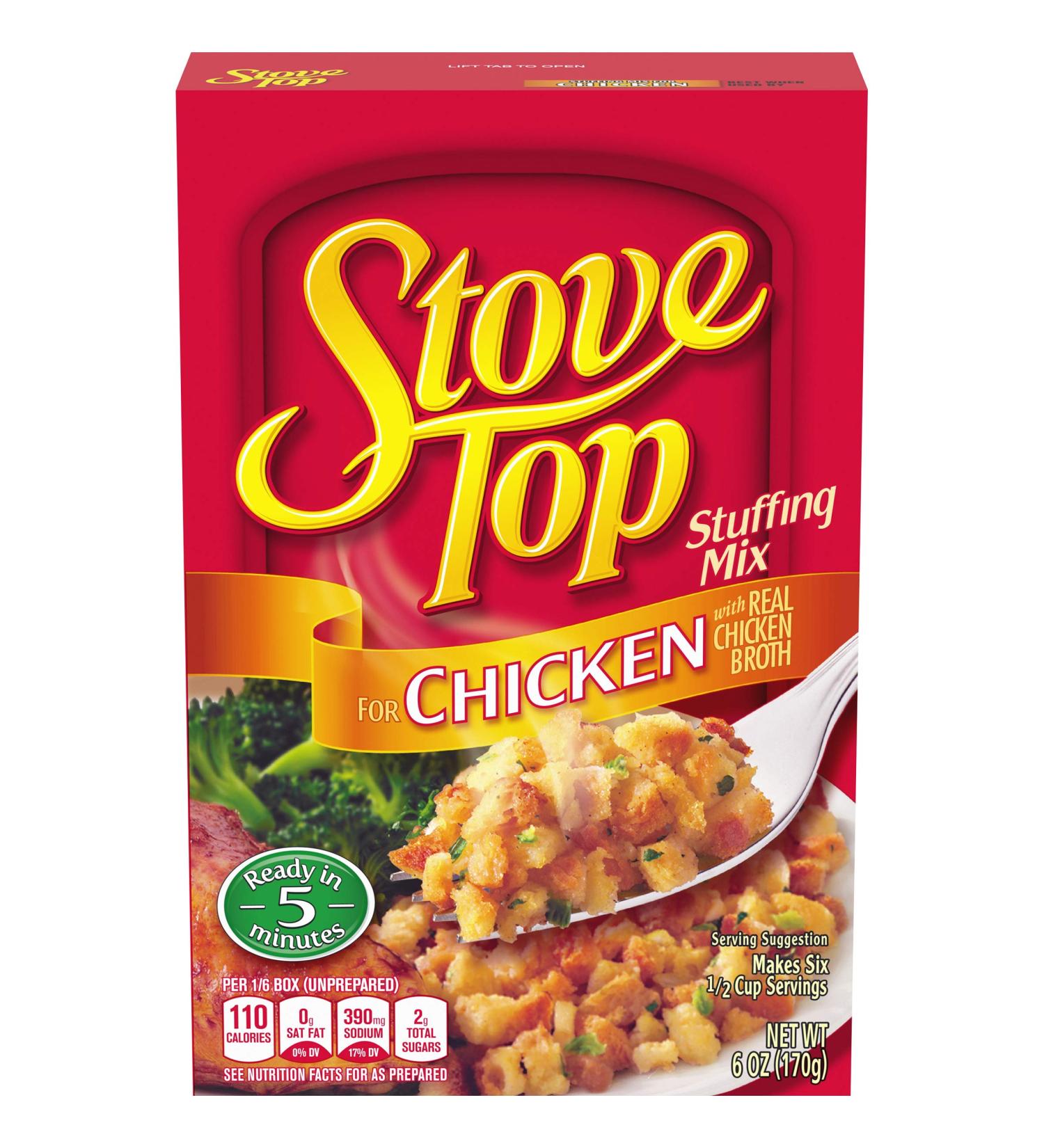 Stove Top Chicken Stuffing Mix 6 oz (Pack of 12) - Delicious Chicken Flavored 6 Ounce Boxes - Buy Online on SooperMarket.com