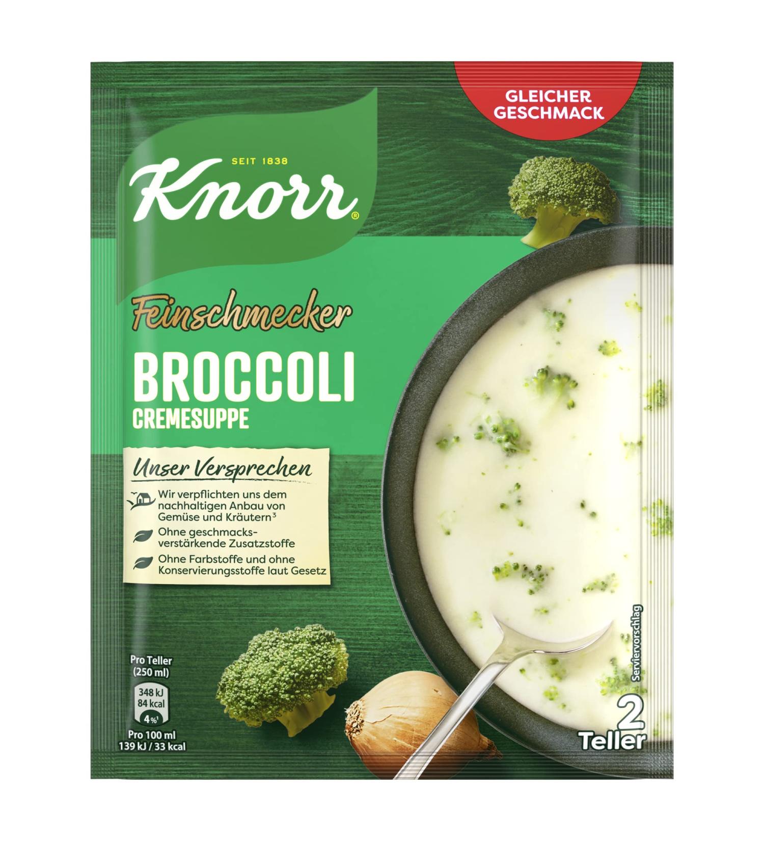 Buy Knorr Gourmet Broccoli Soup - 2 Plates (50g) | International Shipping Available - Buy Online on SooperMarket.com