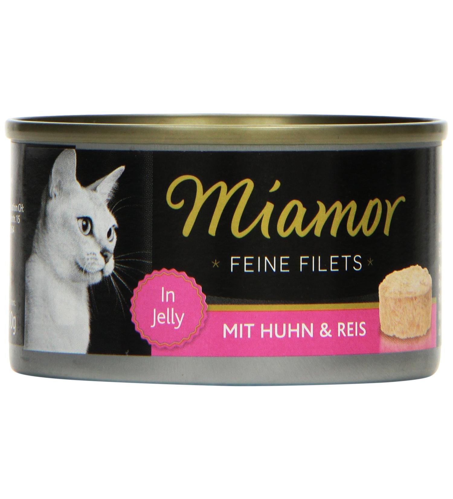 Miamor Fine Fillets Chicken & Rice - Premium Cat Food 24x100g | International Shipping Available - Buy Online on SooperMarket.com