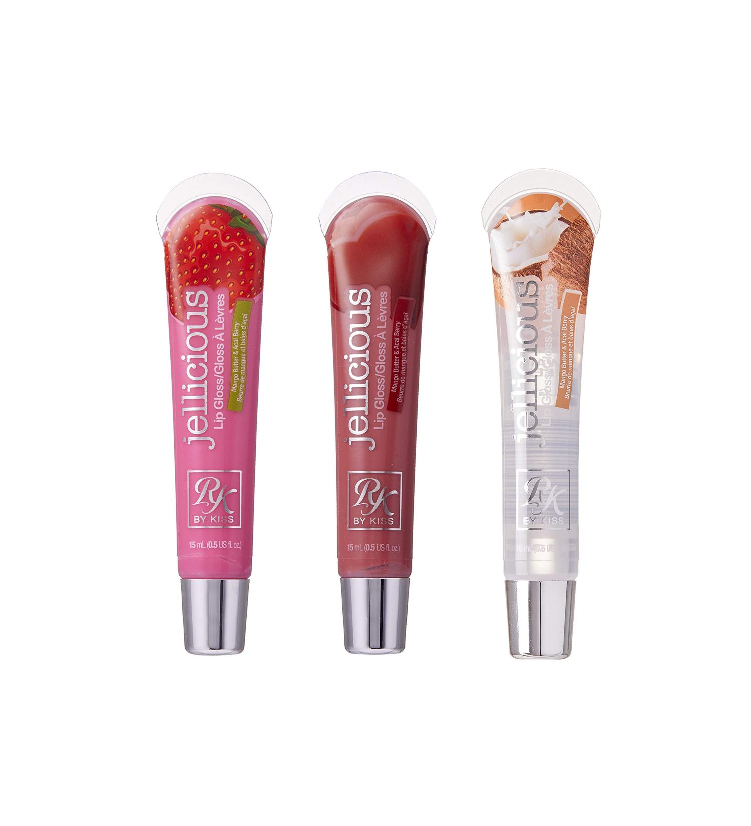 Ruby Kisses Jellicious Lip Gloss Set - Long Lasting Shine (JLG07, JLG10, JLG13) - Buy Online on SooperMarket.com