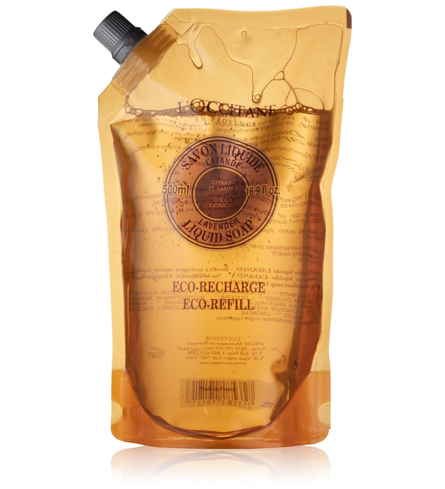 Shea Butter by L'Occitane Lavender Liquid Soap Eco Refill 500ml