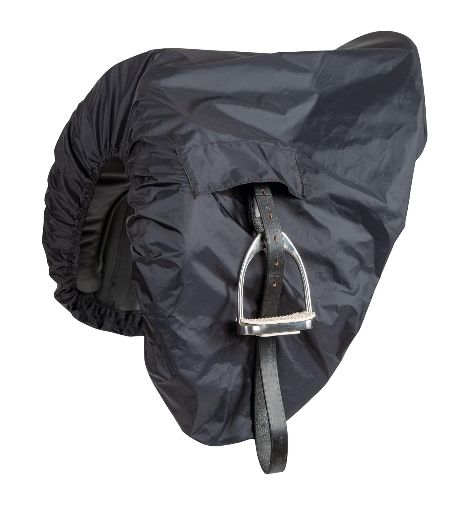 Shires Waterproof Ride On Saddle Cover - Black