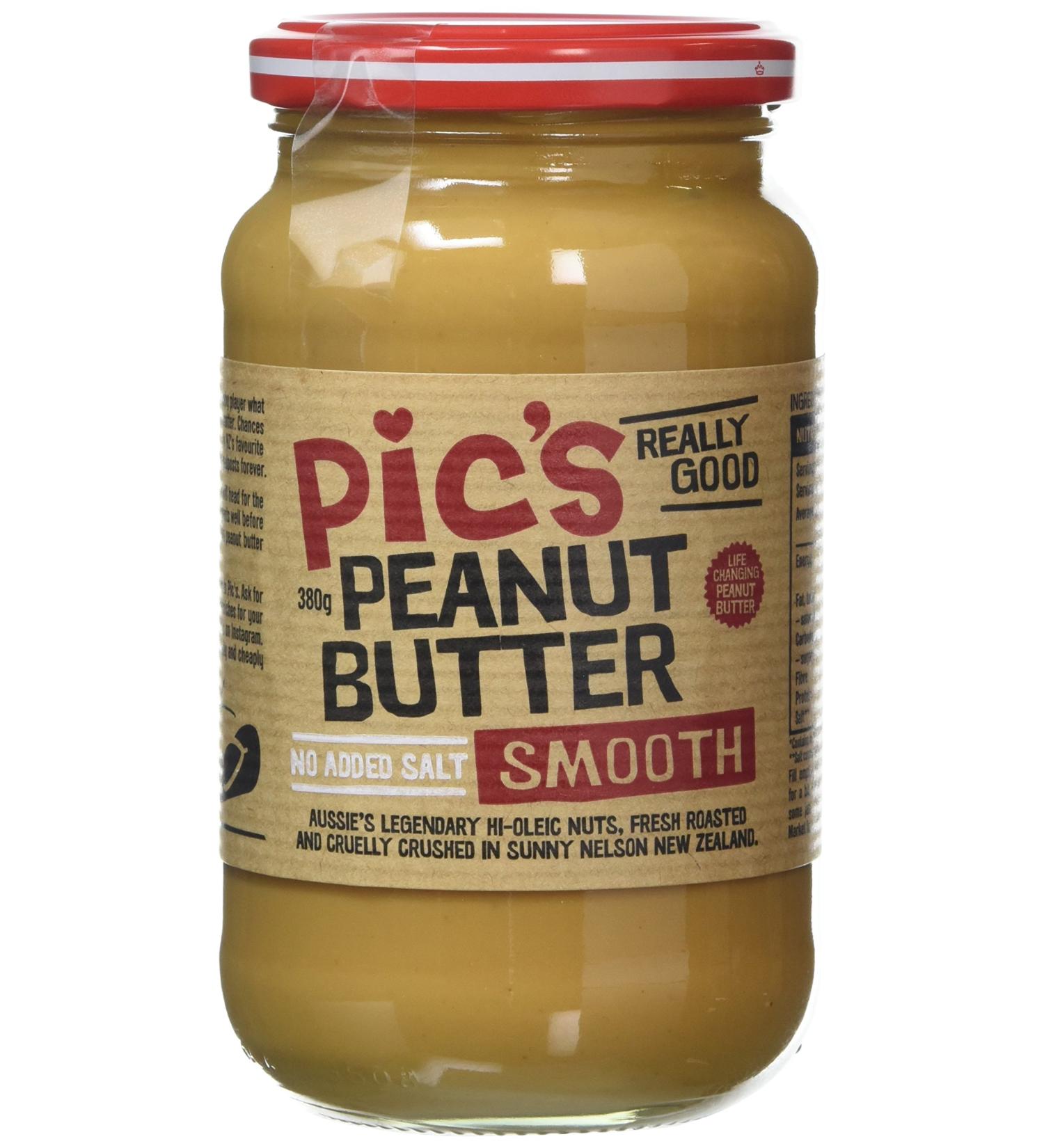 Pic's Peanut Butter No Added Salt Smooth 380 g 1 - Buy Online on SooperMarket.com