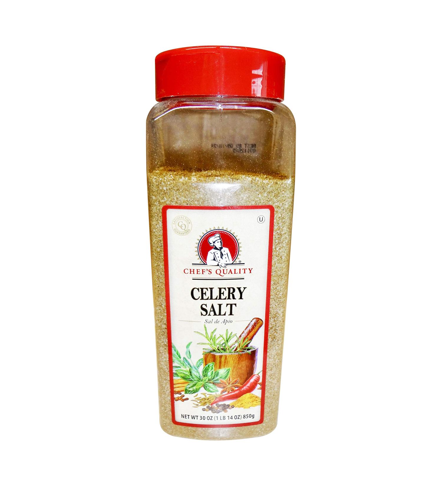 Chef's Quality Celery Salt 30oz - Premium Seasoning Blend for Gourmet Cooking - Buy Online on SooperMarket.com