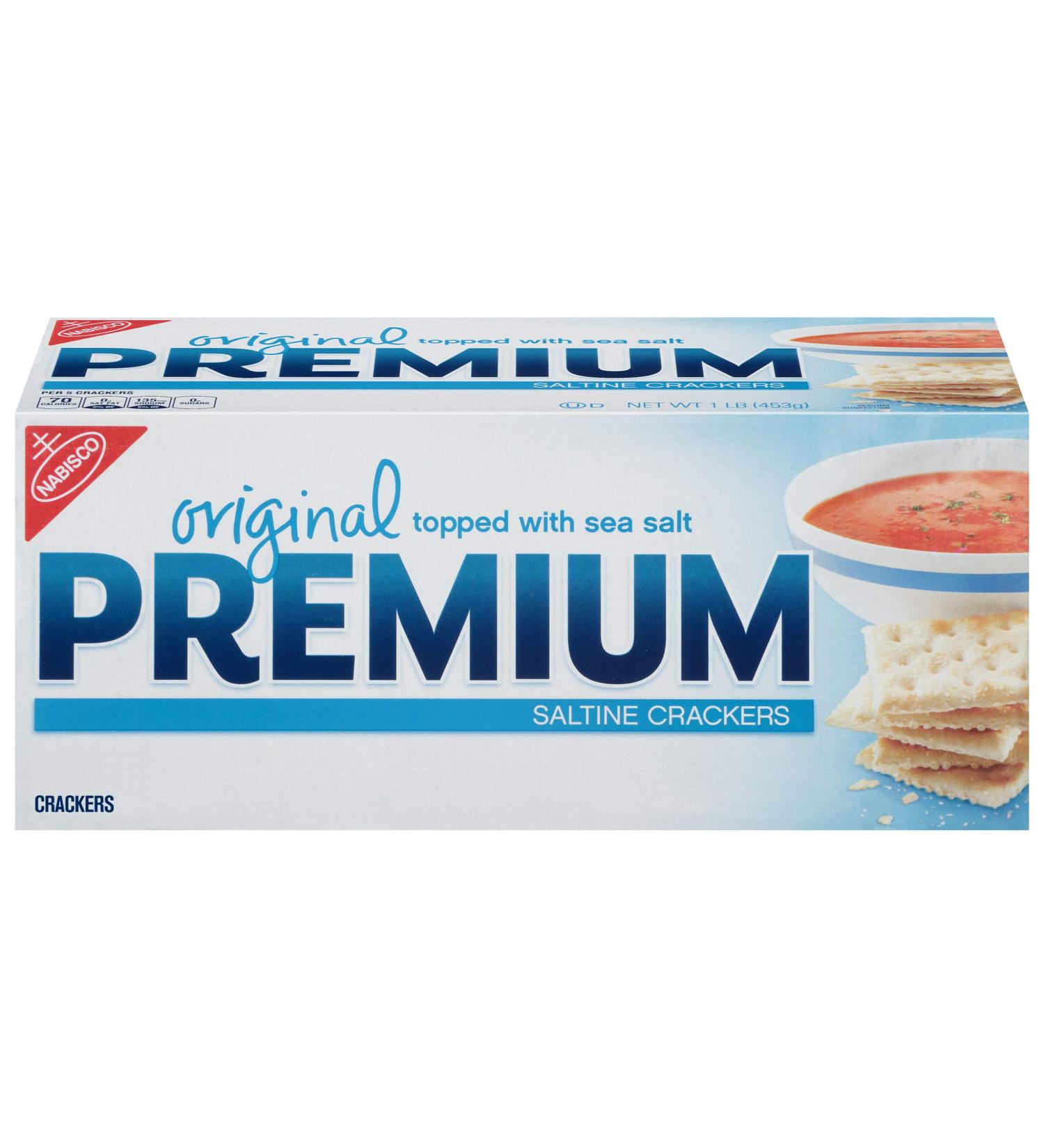 Premium Original Saltine Crackers 16 oz - Delicious Snack for Any Occasion - Buy Online on SooperMarket.com