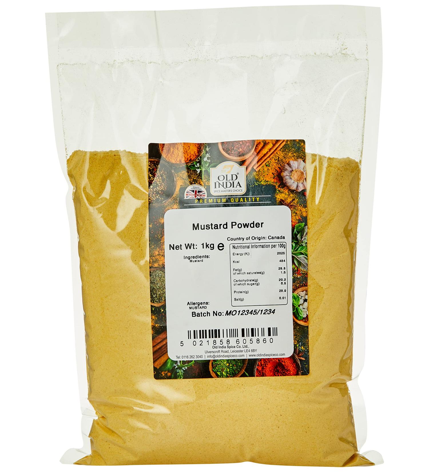 Old India Mustard Powder 1kg - Premium Quality Spice for Cooking - Buy Online on SooperMarket.com