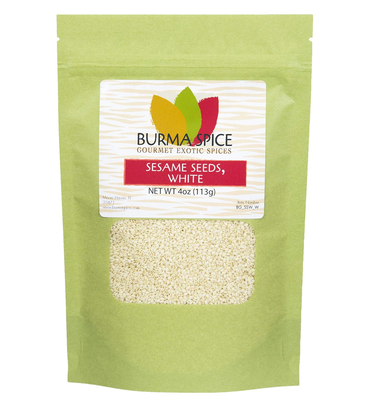 Sesame Seeds White - Perfect for Bakery and Salads - 4 oz - Buy Online on SooperMarket.com