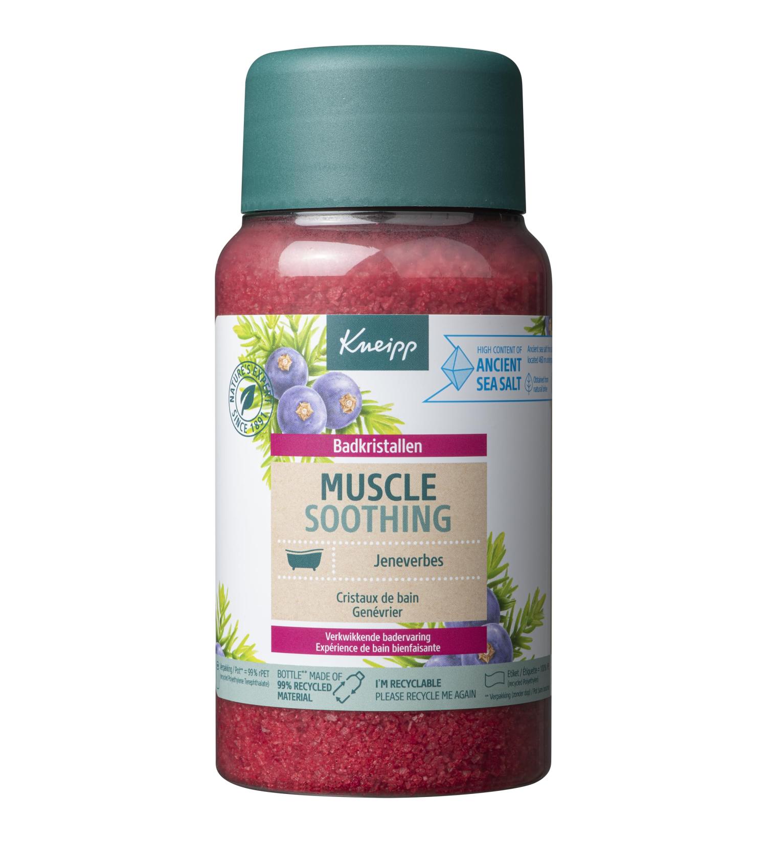 Kneipp Muscle Soothing Bath Salts Juniper Crystals for Relaxation 600g | International Shipping Available - Buy Online on SooperMarket.com