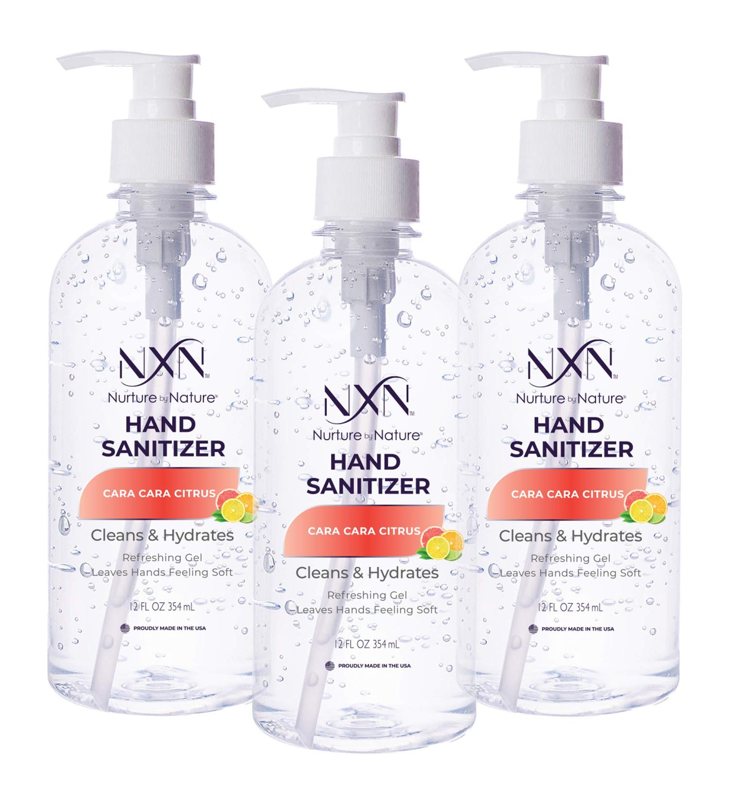 NXN 70% Alcohol Hand Sanitizer Gel 12oz - Cara Cara Scent - 3 Pack - Buy Online on SooperMarket.com