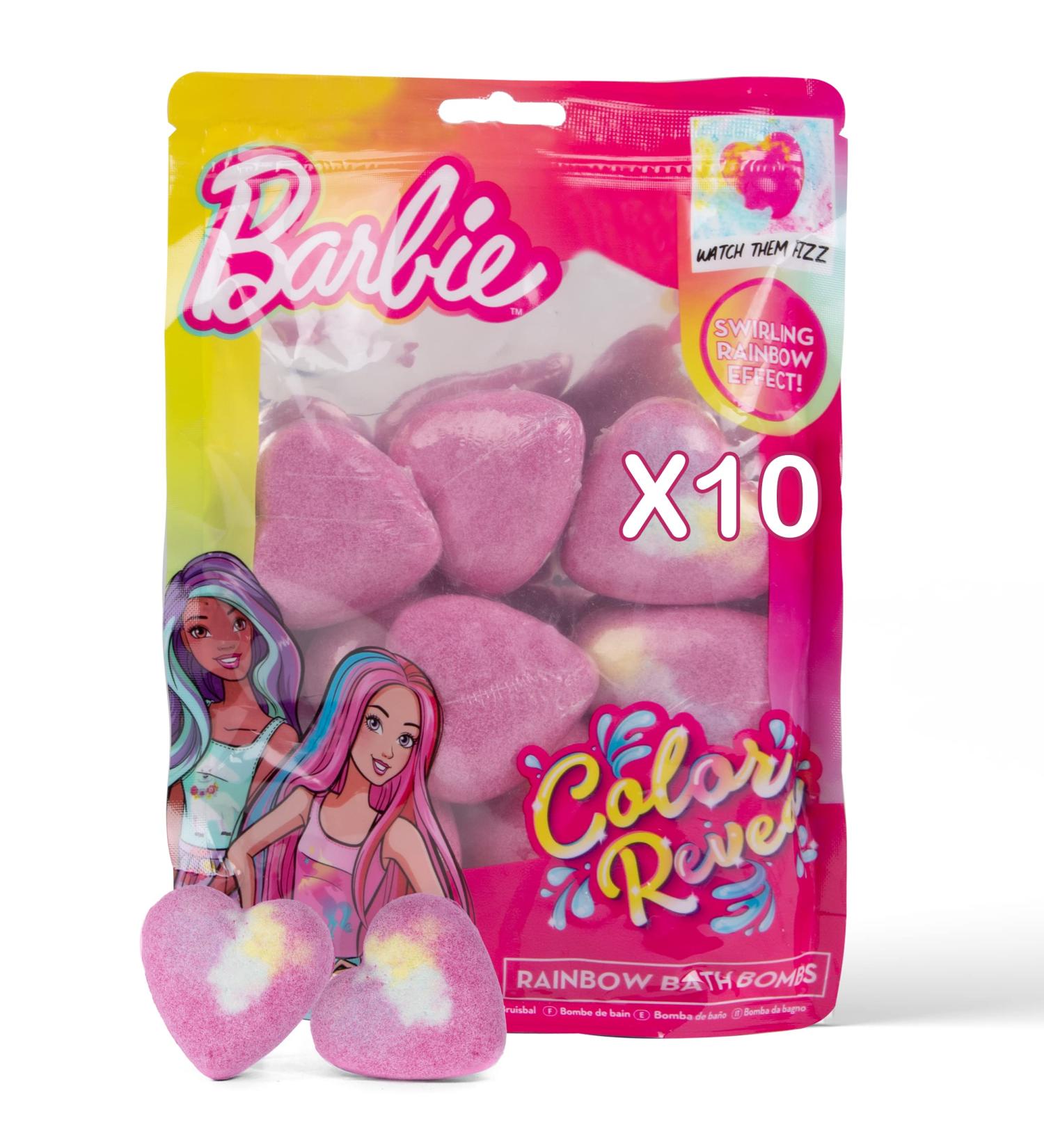 Barbie Bath Bombs for Girls - Set of 10 Fun Fizzing Bath Bombs for Kids - Buy Online on SooperMarket.com
