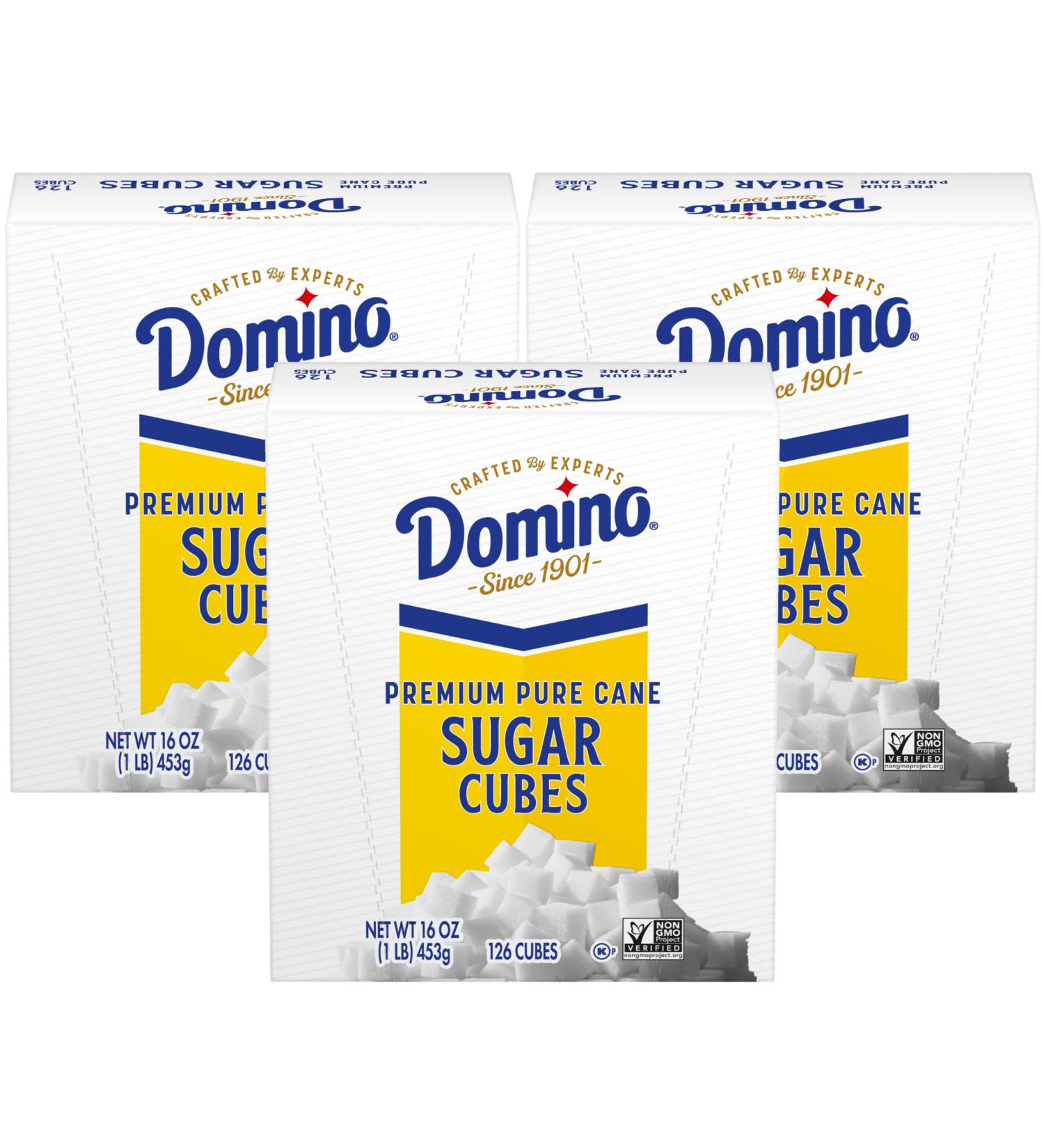 Domino Sugar Cubes Dots 1 lb (3 pack) - 3 lb Total - 16.0 Ounce (Pack of 3) - Buy Now - Buy Online on SooperMarket.com