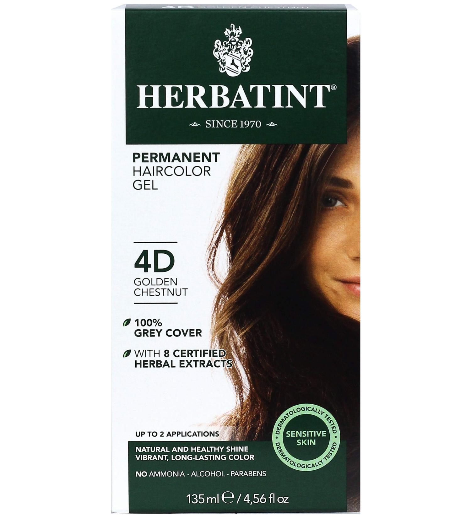 Herbatint HR Color 4D Chestnut Golden - Premium Organic Hair Color for International Shipping - Buy Online on SooperMarket.com