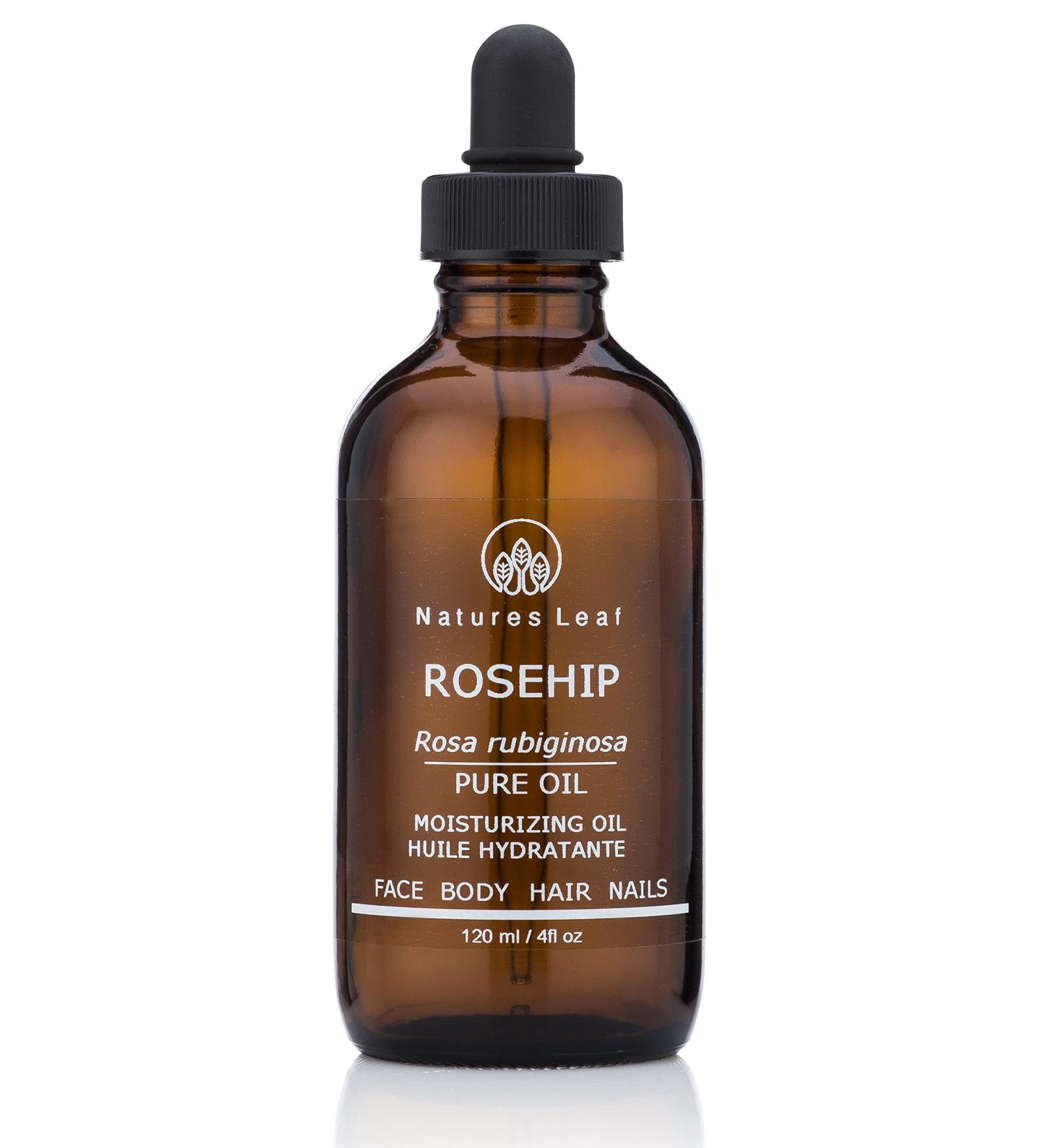 Organic Rosehip Seed Oil - 100% Pure Cold Pressed | Anti-Aging Stretch Marks Wrinkles | Omegas 3 6 9 | Vitamins A C & F | 4 fl oz - Buy Online on SooperMarket.com