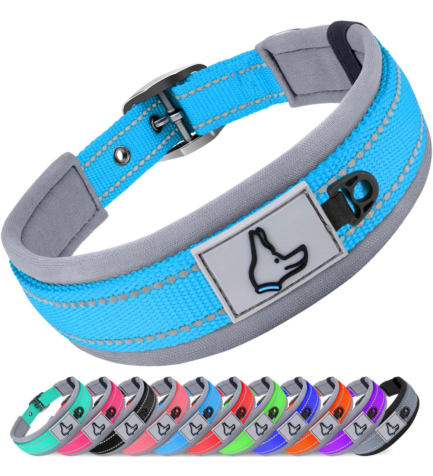 Joytale Baby Blue Dog Collar - Softly Padded Neoprene Nylon Reflective Collar for Small Dogs | 1 Pack - Buy Online on SooperMarket.com