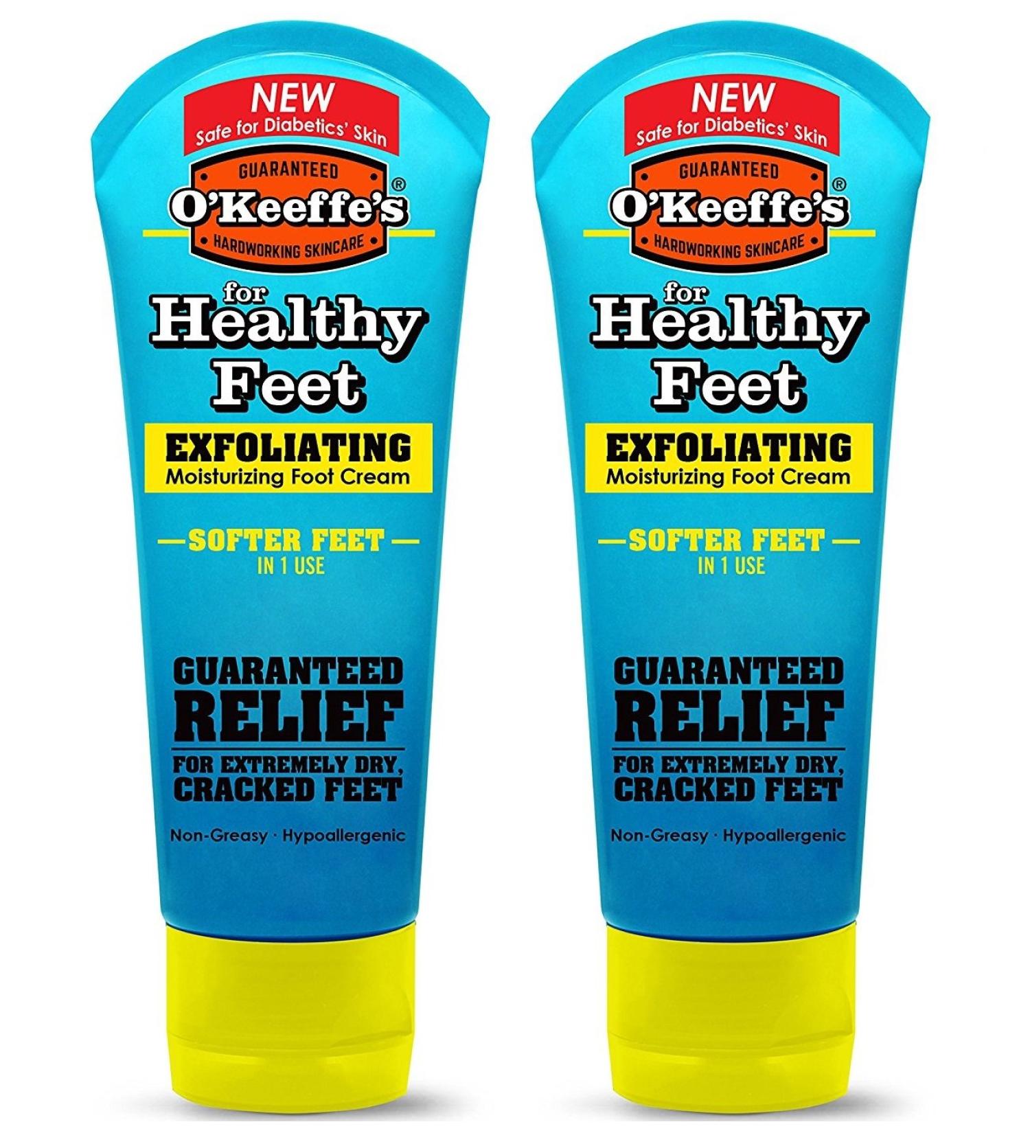 O'Keeffe's Healthy Feet Exfoliating Foot Cream 3 oz. Tube - 2 Pack - Buy Online on SooperMarket.com