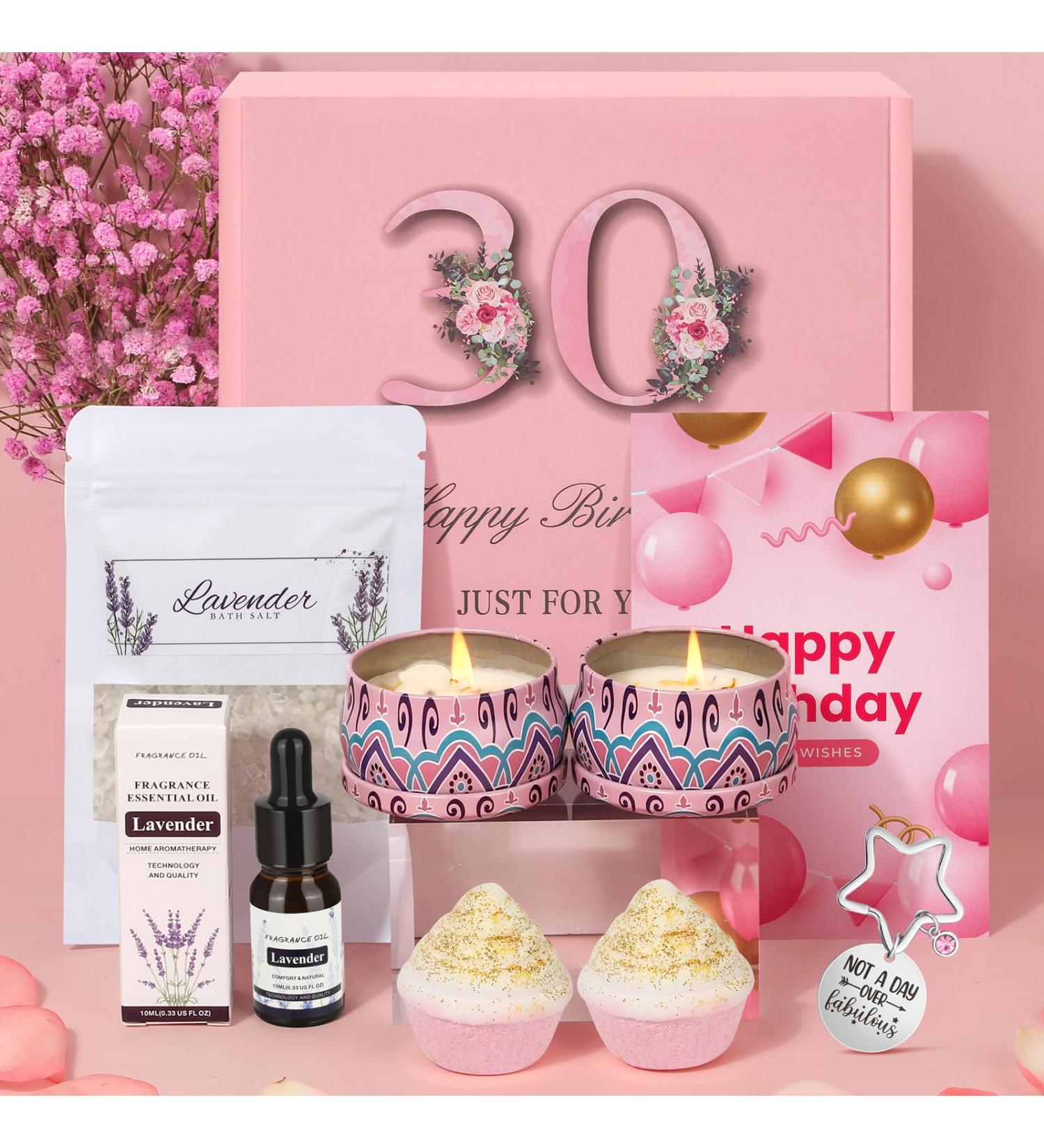 30th Birthday Pamper Gift Set for Women - Self Care Spa Relaxation Hamper for Mum, Sister, Wife - Relaxing Bath & Beauty Presents - Buy Online on SooperMarket.com