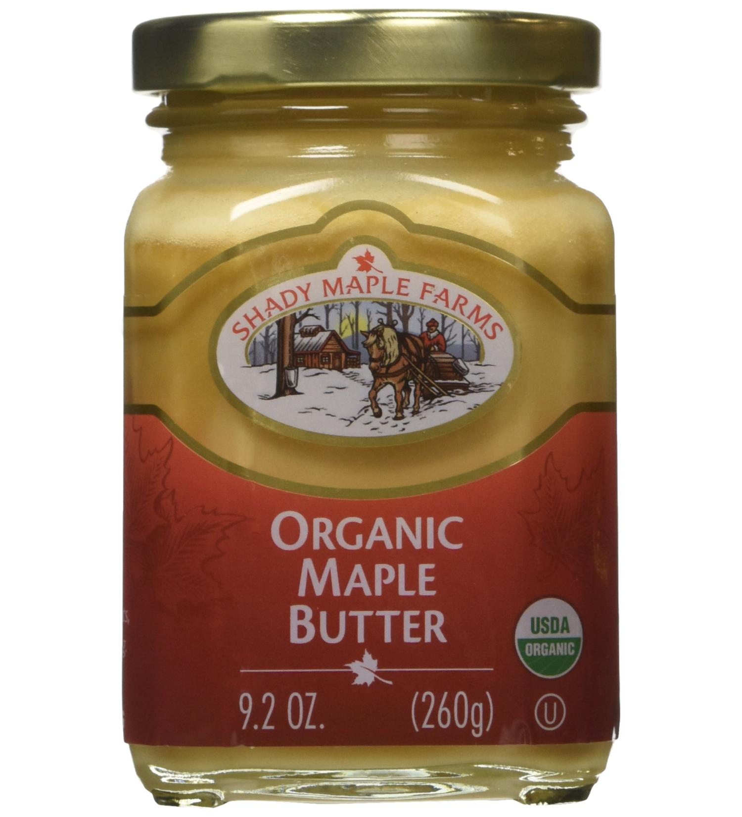 Shady Maple Farms Organic Maple Butter | 9.2 Ounce - Pure Maple Goodness - Buy Online on SooperMarket.com