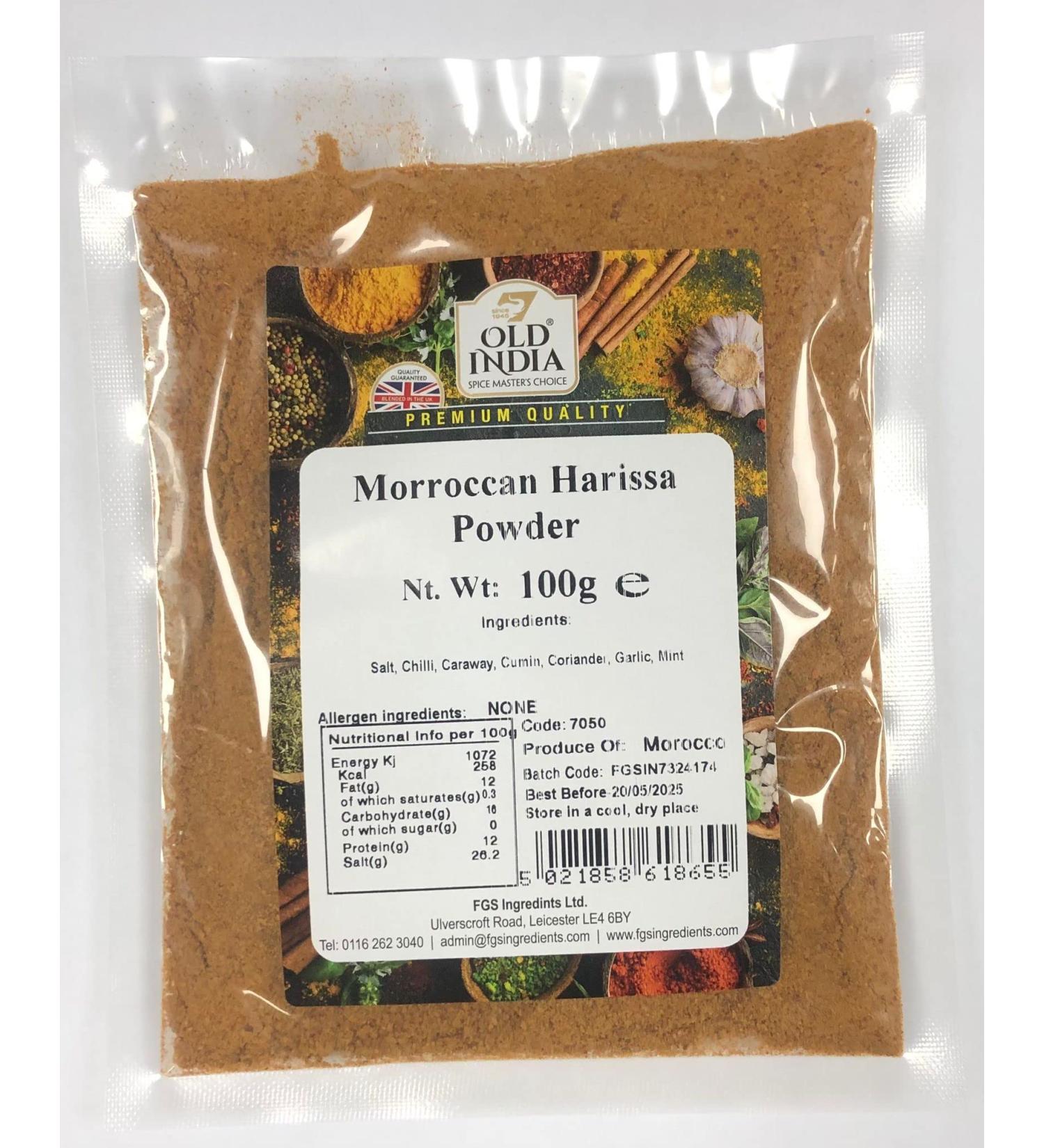 Old India Moroccan Harissa Powder 100g