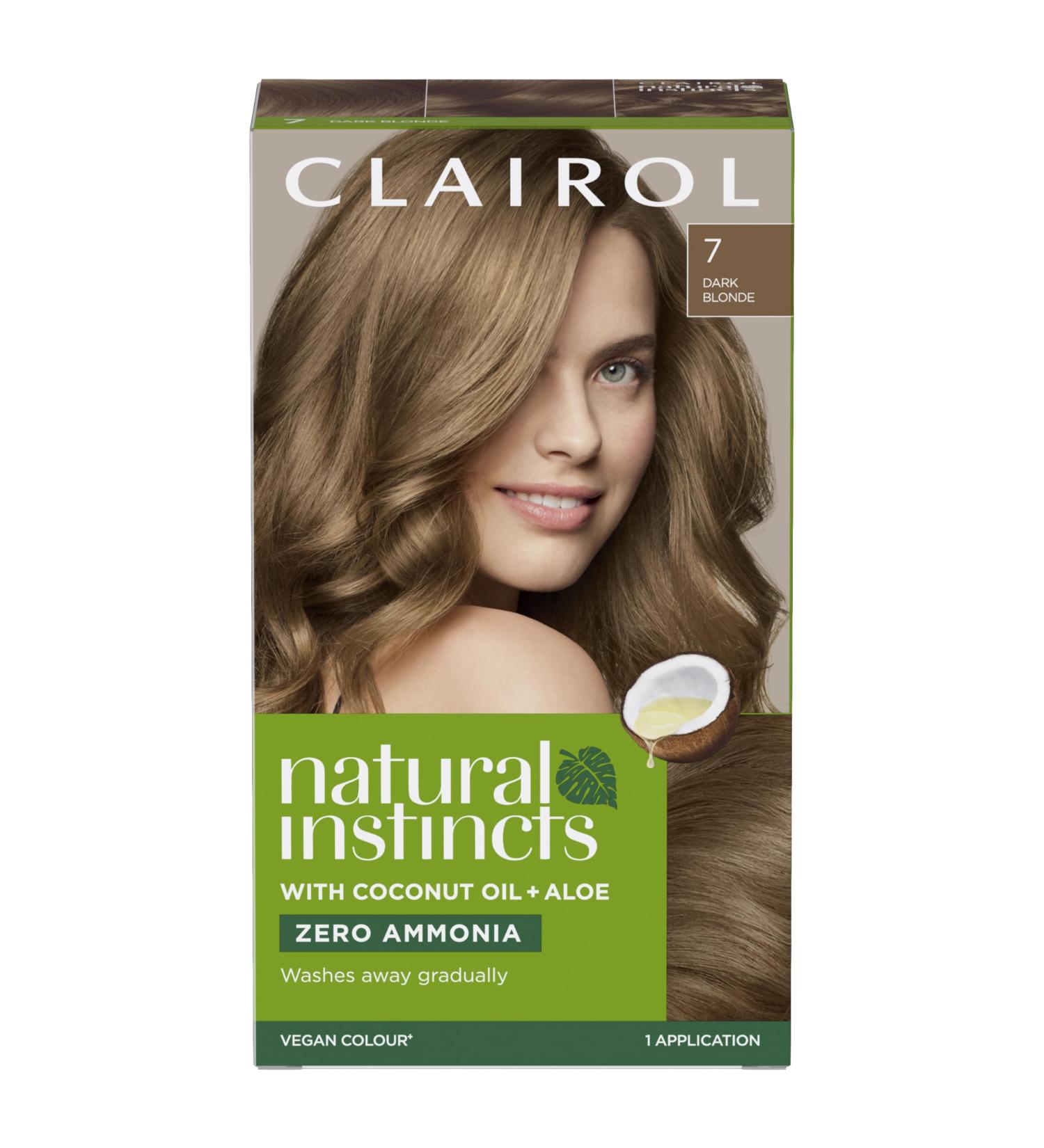Clairol Natural Instincts Semi-Permanent No Ammonia Hair Dye 7 Dark Blonde 7 Dark Blonde 1 count (Pack of 1) - Buy Online on SooperMarket.com