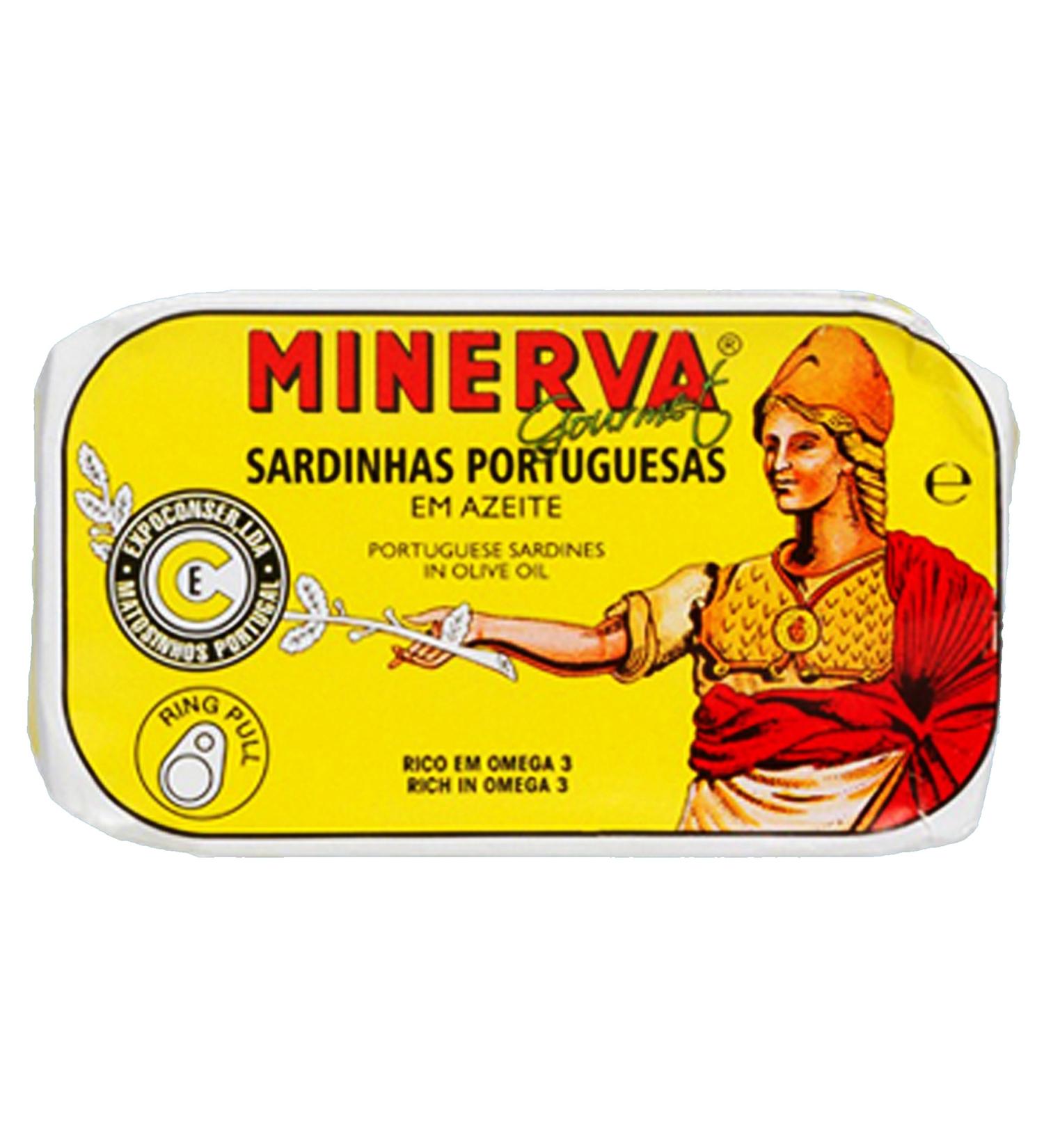 Minerva Portugal Sardines in Olive Oil 360g (3 cans x 120g) - Premium Quality - Buy Online on SooperMarket.com