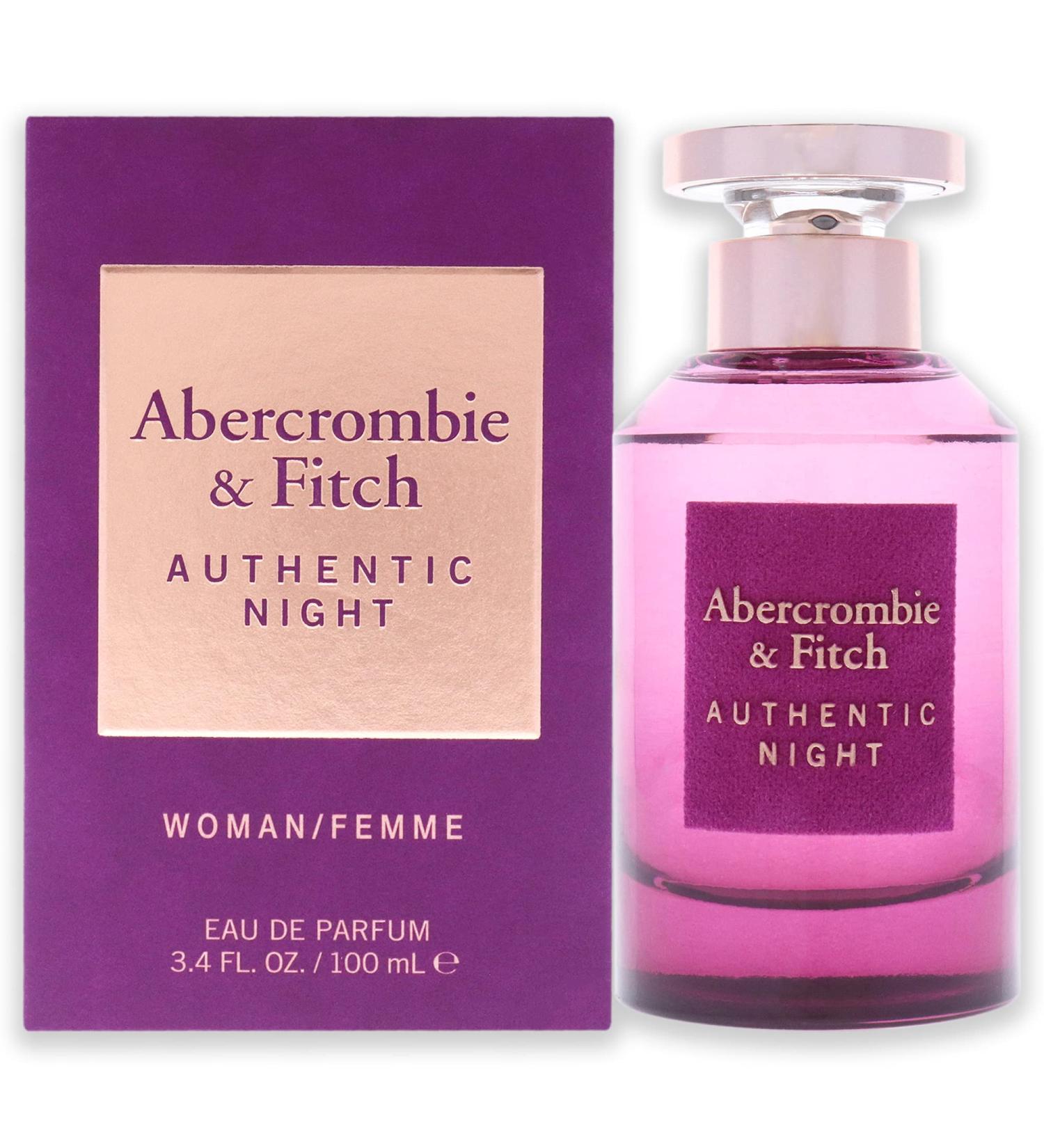 Abercrombie & Fitch Authentic Night Women 3.4 oz EDP Spray - Buy Online on SooperMarket.com