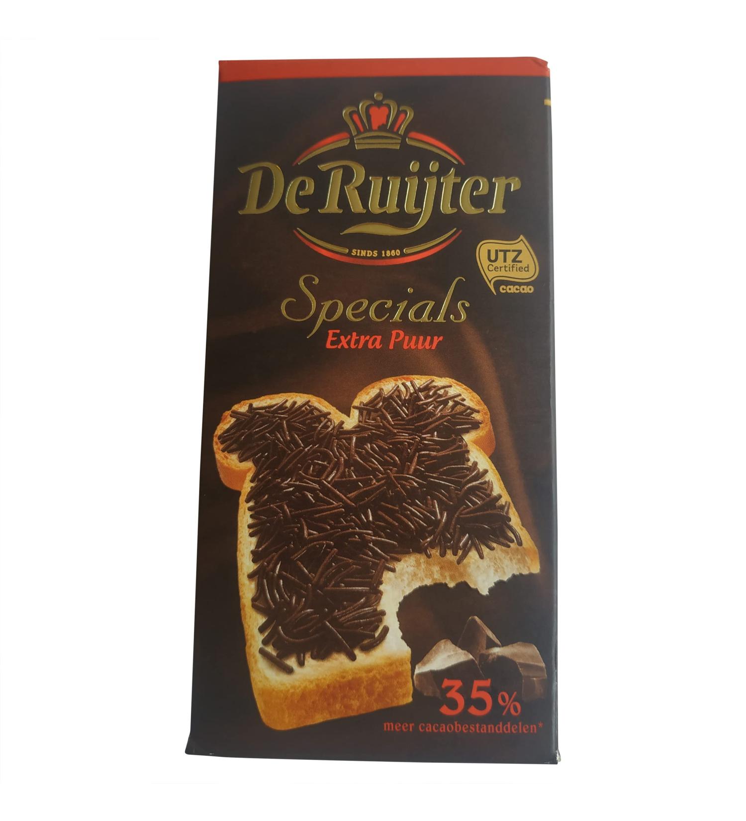 De Ruijter Special Chocolate Sprinkles Extra Pure / Extra Puur 240g - Buy Online on SooperMarket.com